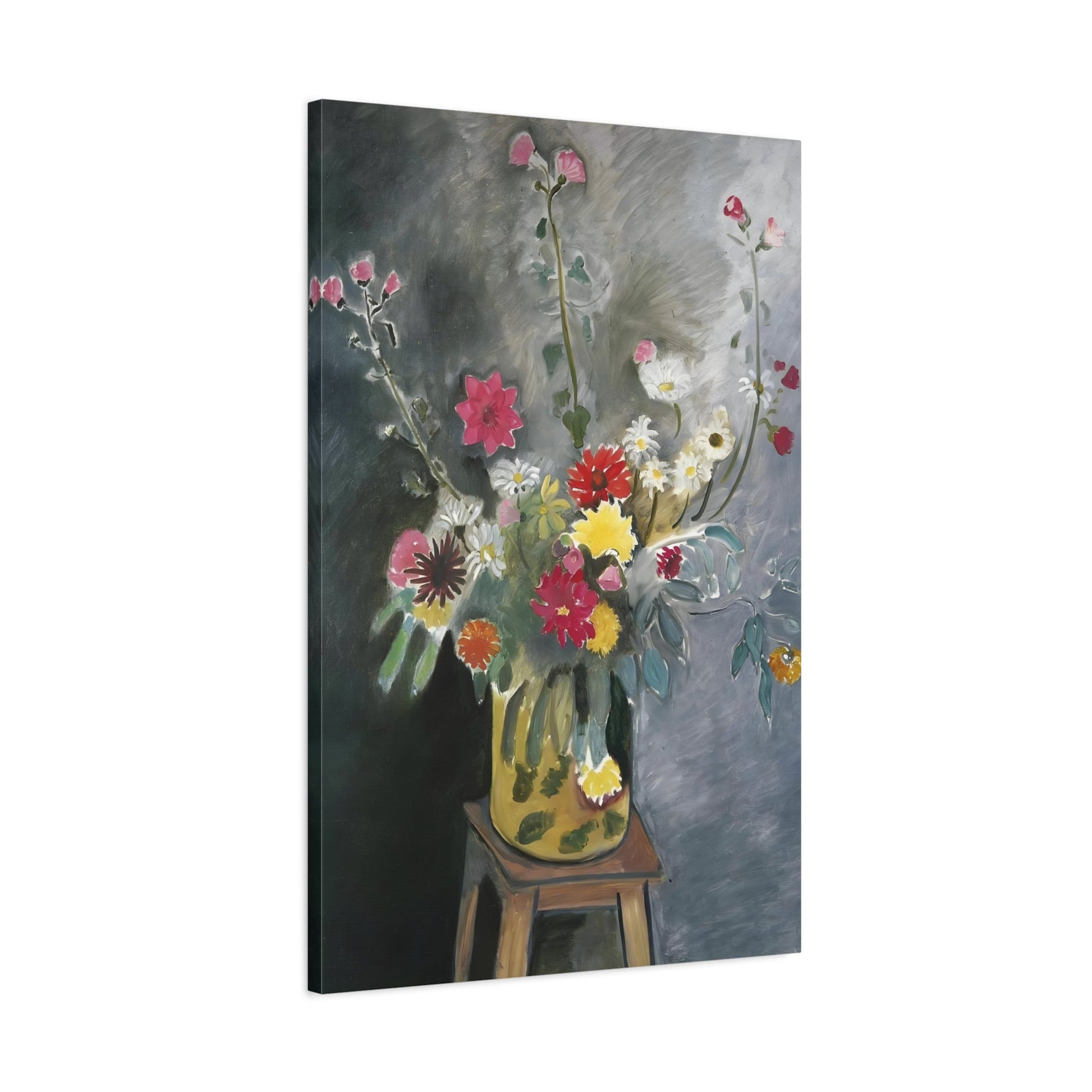 Henri Matisse Bouquet of Mixed Flowers - Canvas Wall Art Print - YesArtYes