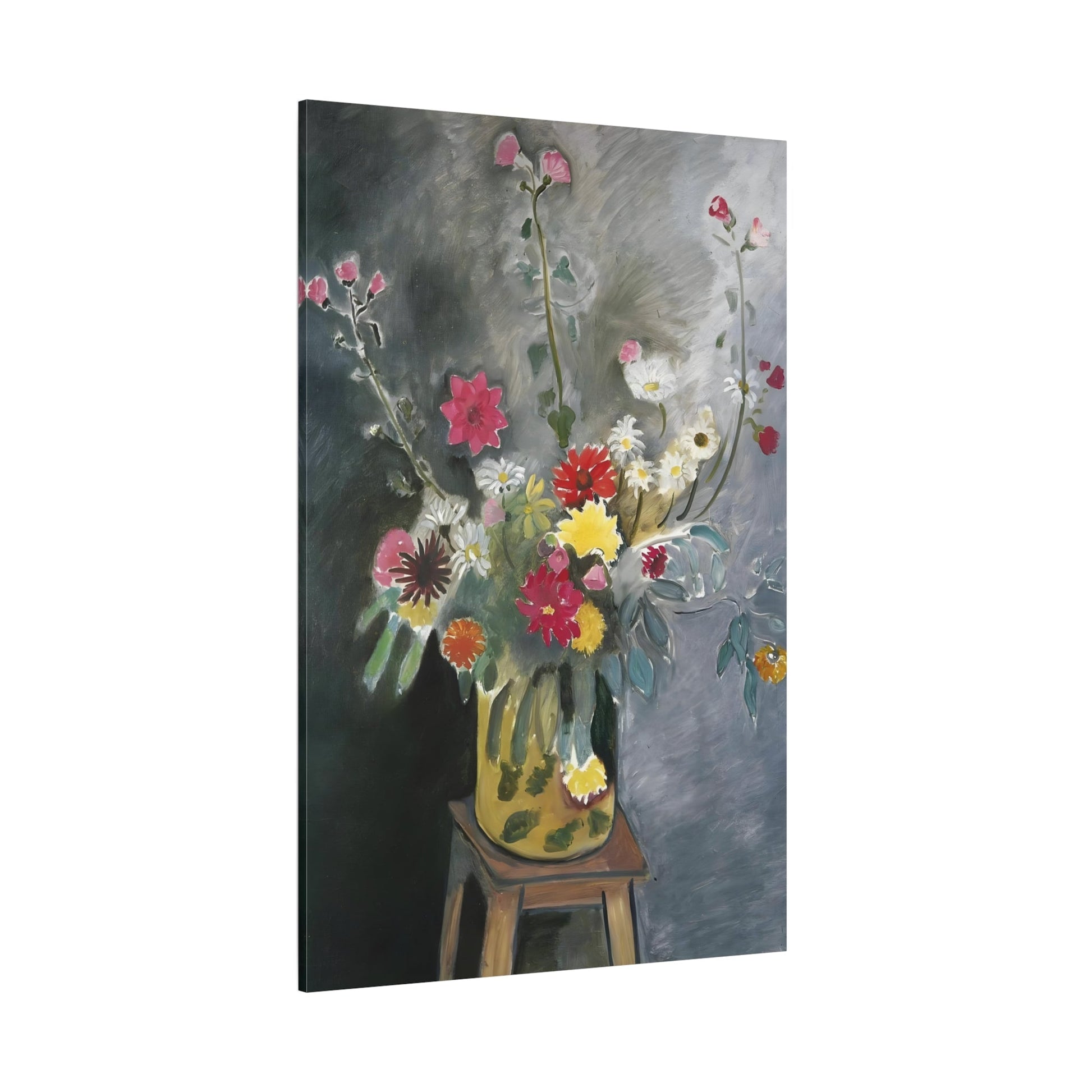 Henri Matisse Bouquet of Mixed Flowers - Canvas Wall Art Print - YesArtYes