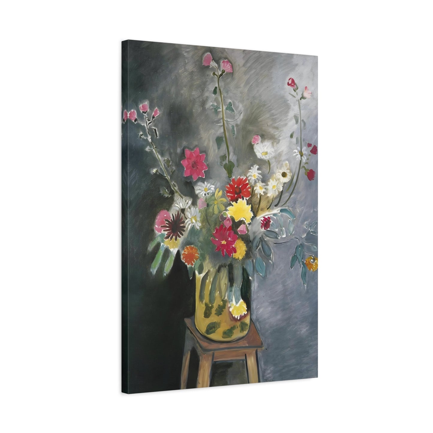 Henri Matisse Bouquet of Mixed Flowers - Canvas Wall Art Print Reproduction