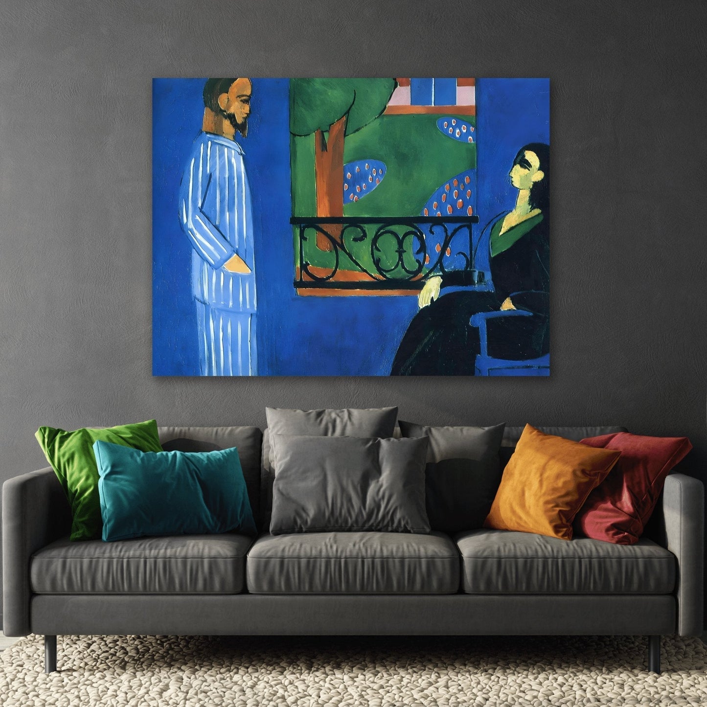 Henri Matisse Conversation - Canvas Wall Art Reproduction