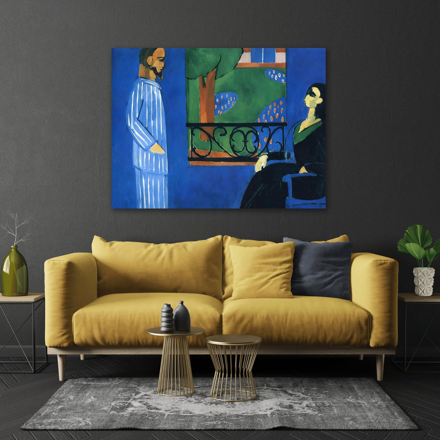 Henri Matisse Conversation - Canvas Wall Art Reproduction