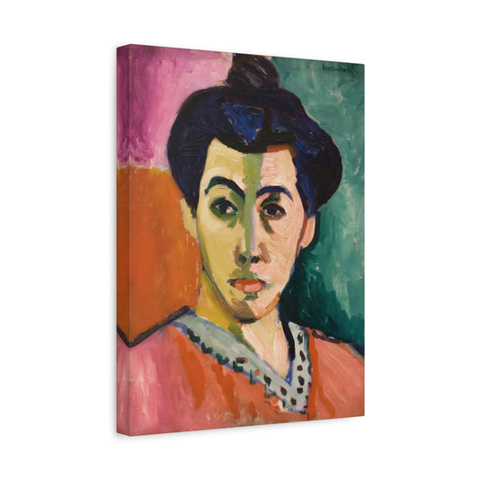 Henri Matisse Green Stripe Portrait - Canvas Wall Art Reproduction