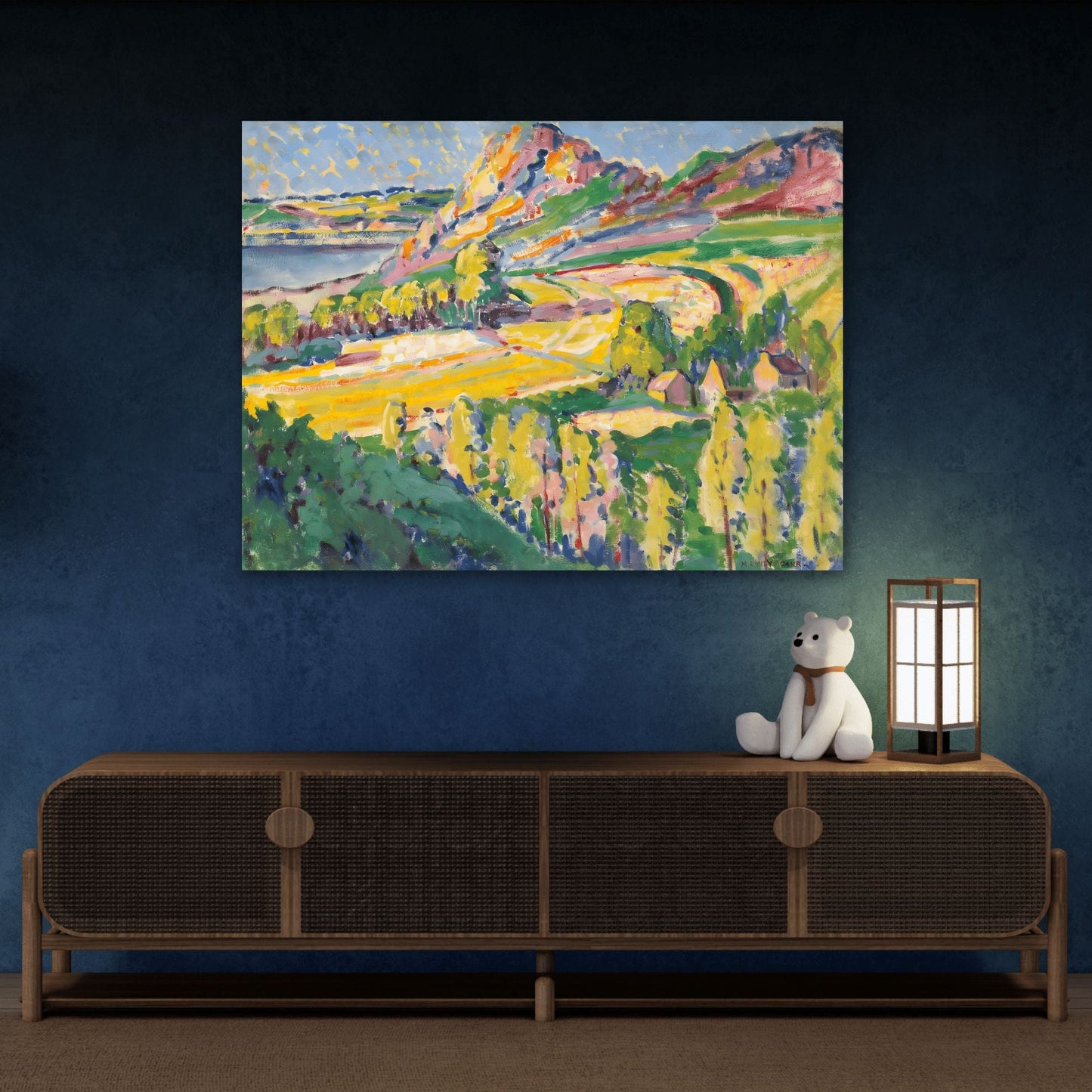 Landscape at Collioure Matisse Canvas Wall Art