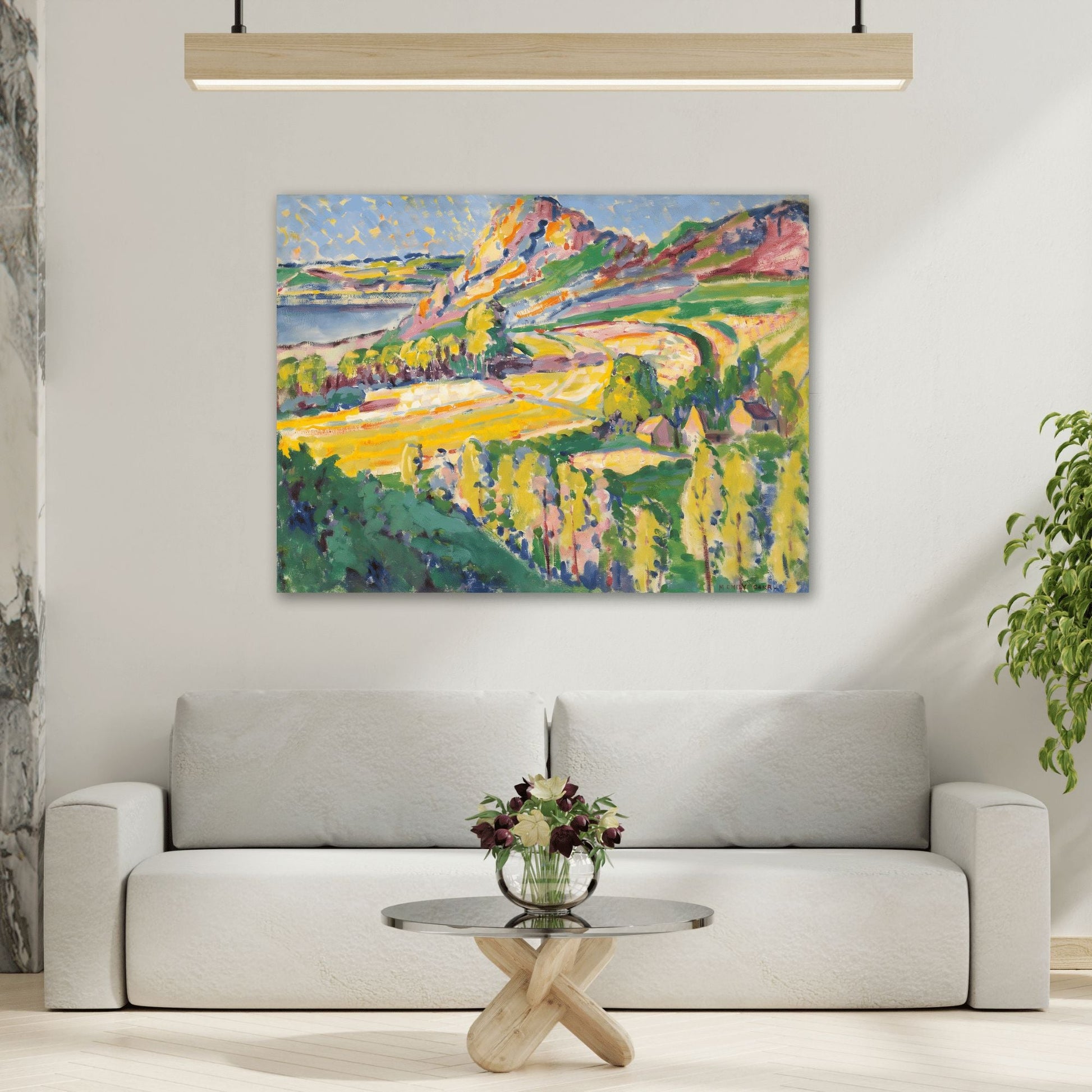 Landscape at Collioure Matisse Canvas Wall Art