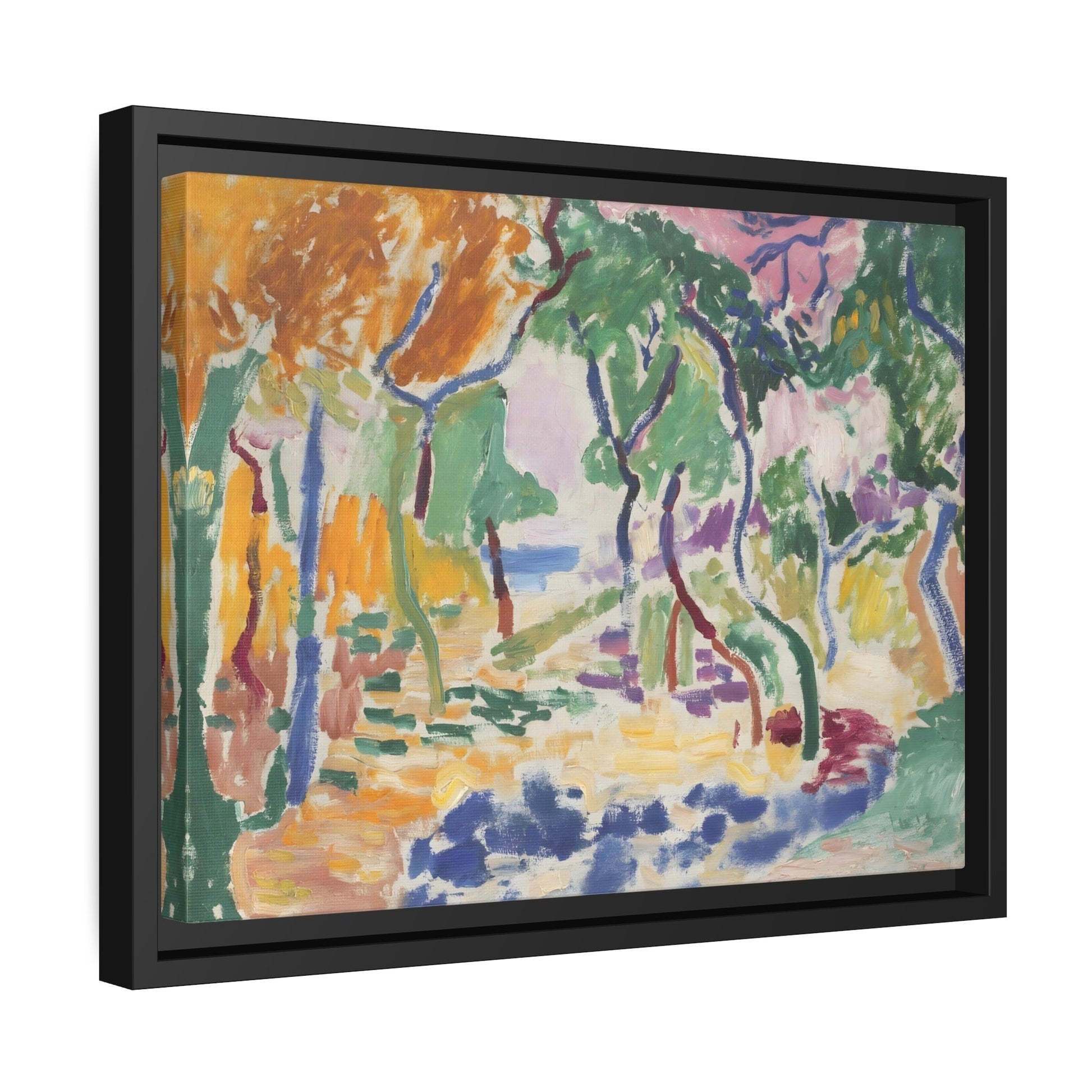 Landscape at Collioure Colorful Matisse Canvas Wall Art Print