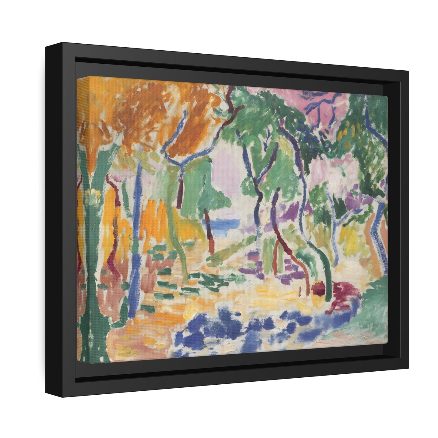 Landscape at Collioure Colorful Matisse Canvas Wall Art Print