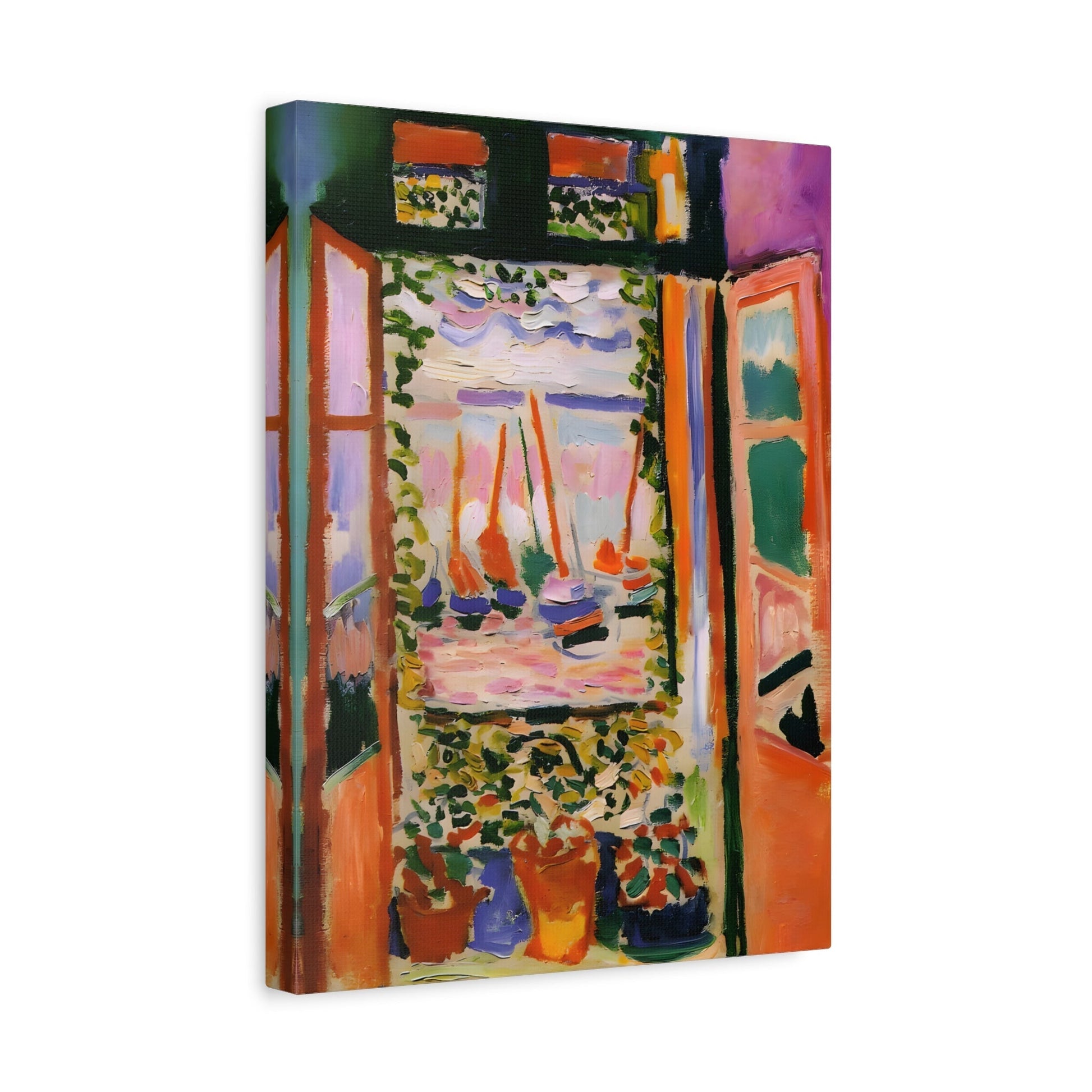 Henri Matisse Open Window - Canvas Wall Art Print Reproduction