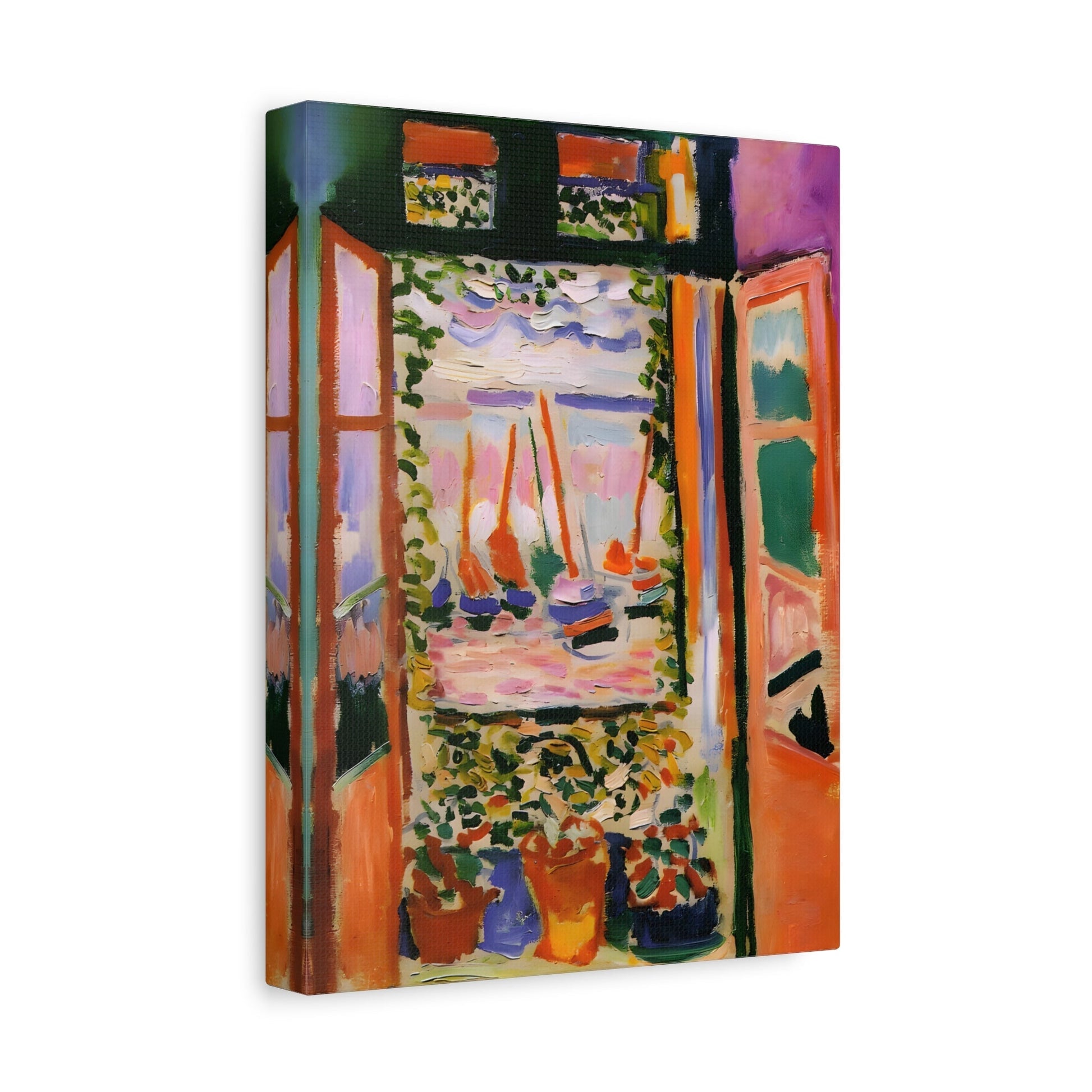 Henri Matisse Open Window - Canvas Wall Art Print Reproduction