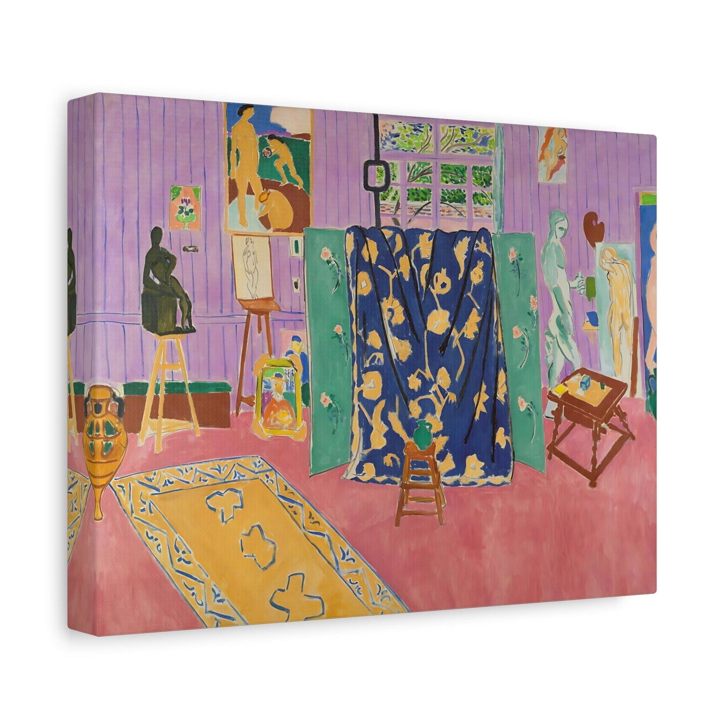 Henri Matisse Pink Studio Fauvism Painting - Canvas Wall Art Reproduction