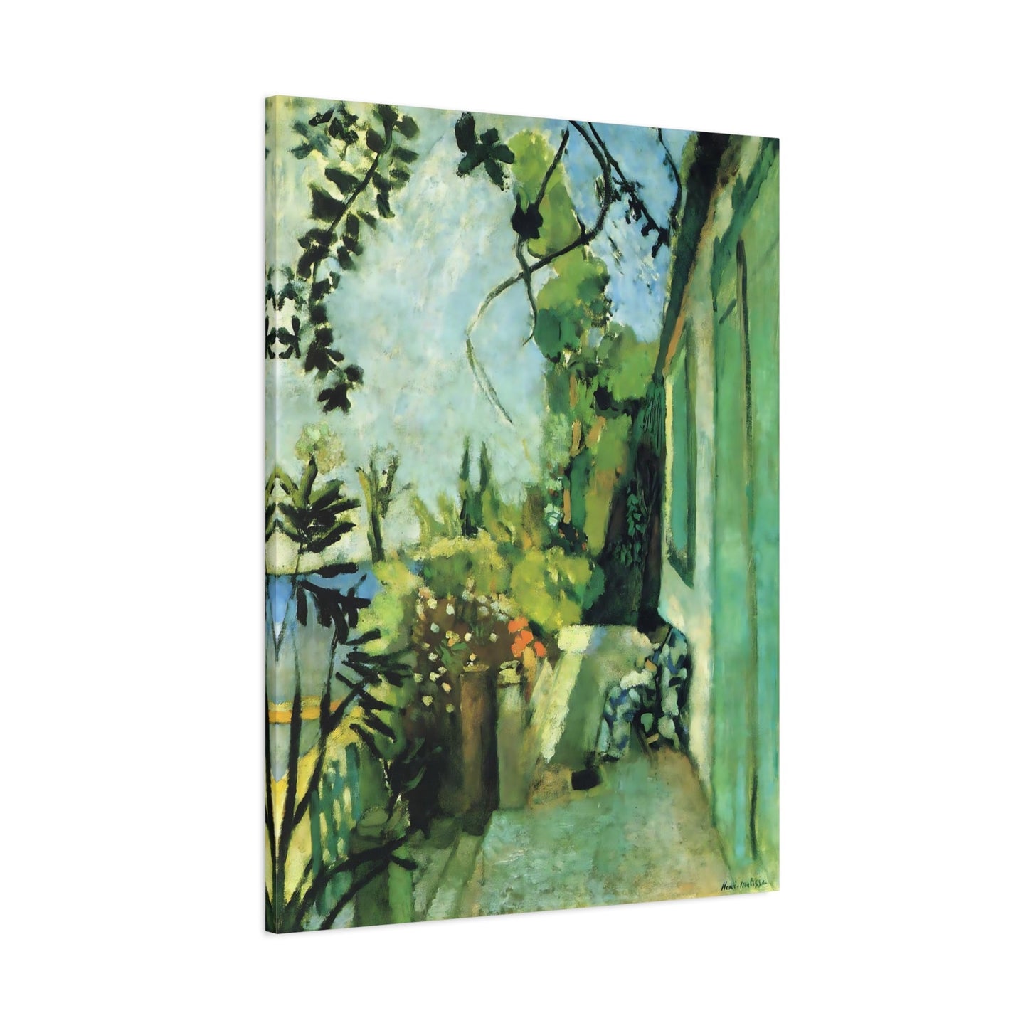 Henri Matisse The Terrace St Tropez - Canvas Art Reproduction