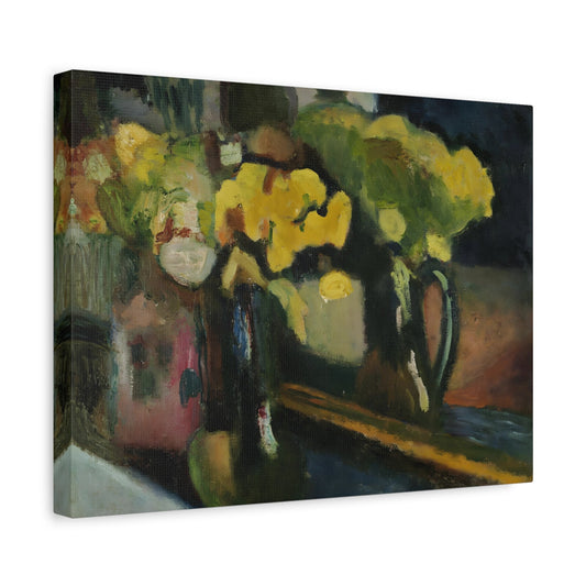 Henri Matisse Yellow Flowers - Canvas Wall Art Reproduction