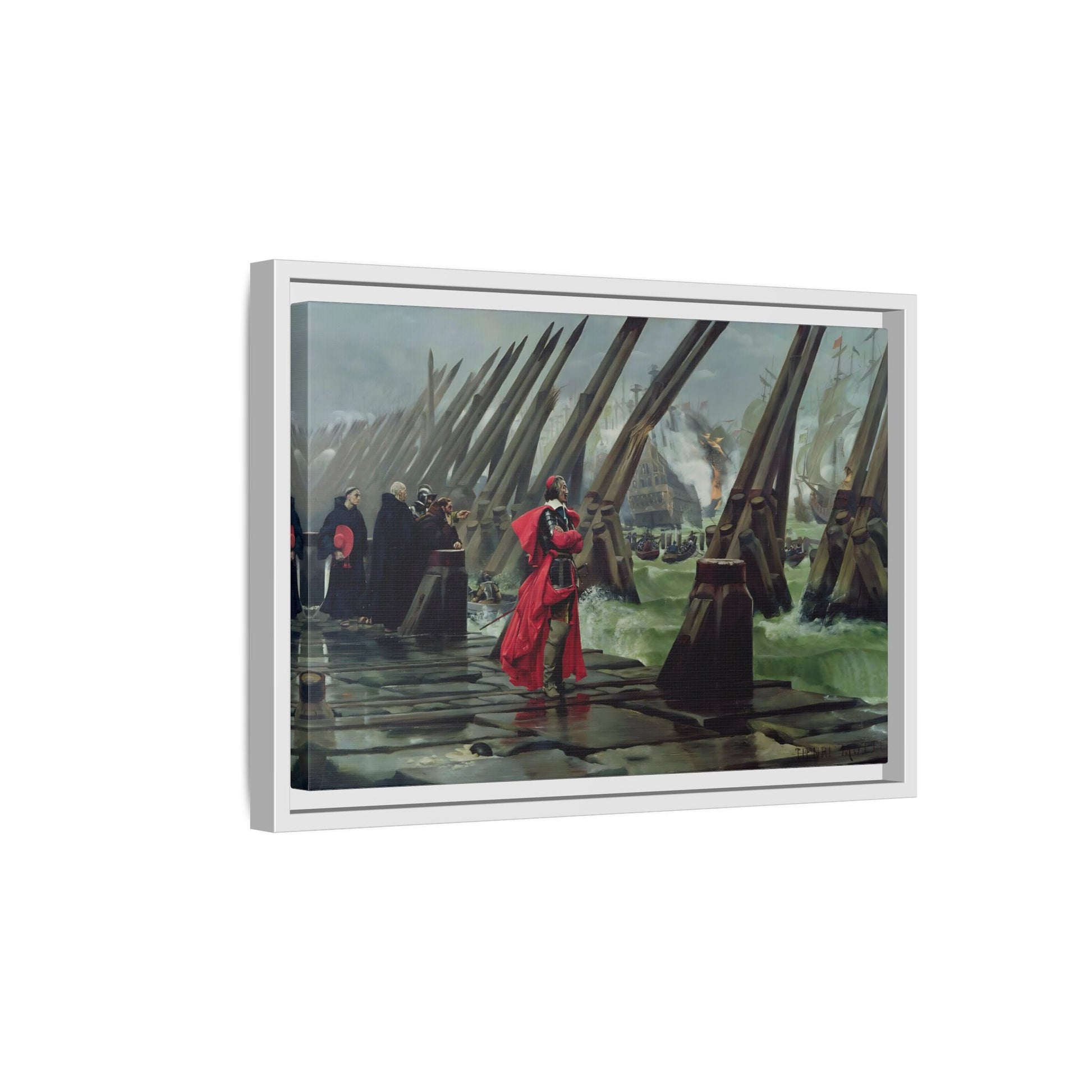 Henri Paul Motte Cardinal Richelieu - Large France Canvas Wall Art Print - YesArtYes