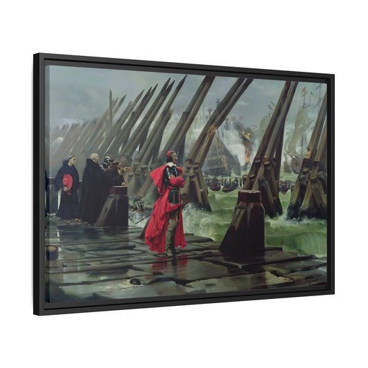 Henri Paul Motte Cardinal Richelieu - Large France Canvas Wall Art Print - YesArtYes