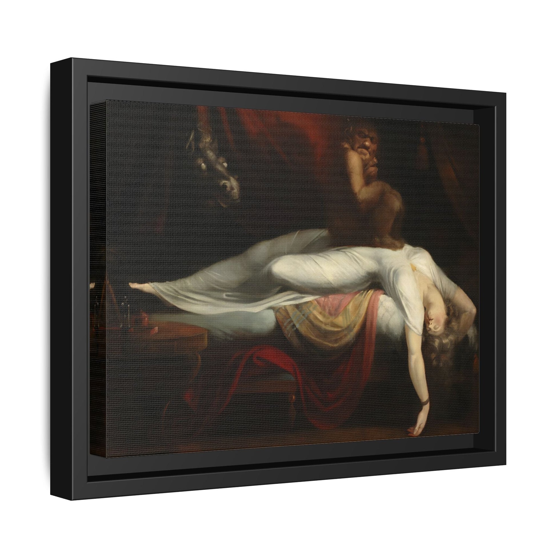 Henry Fuseli Nightmare Framed Canvas Wall Art Print Reproduction - YesArtYes