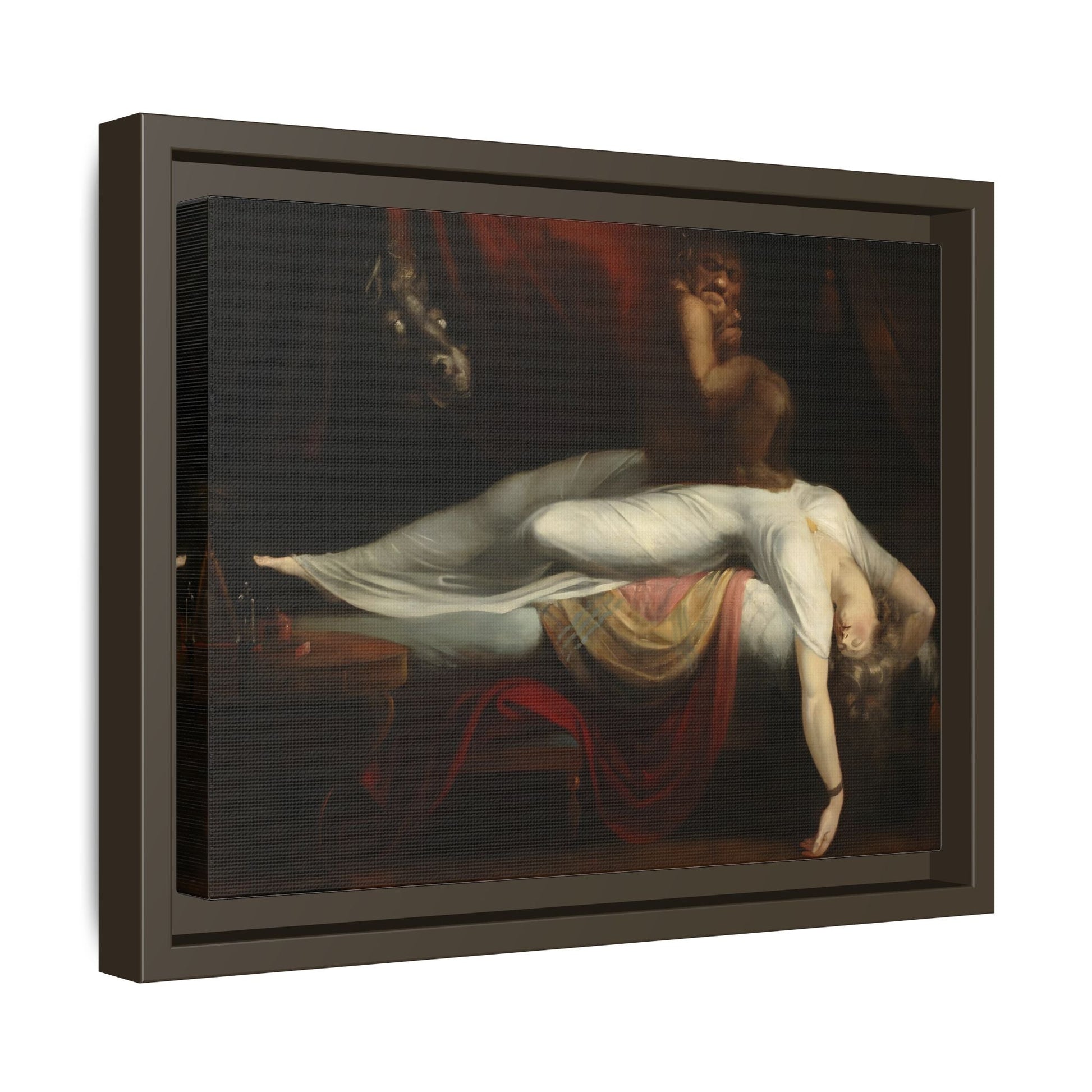 Henry Fuseli Nightmare Framed Canvas Wall Art Print Reproduction - YesArtYes