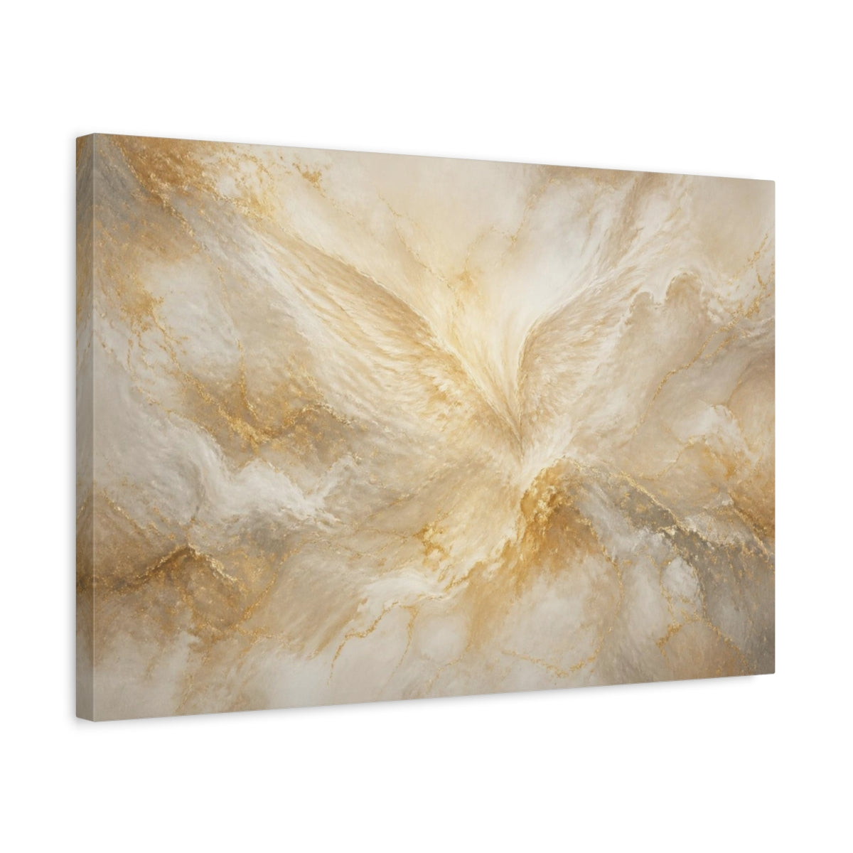 Side Mockup 3. Hidden Angel Wing shown as canvas print