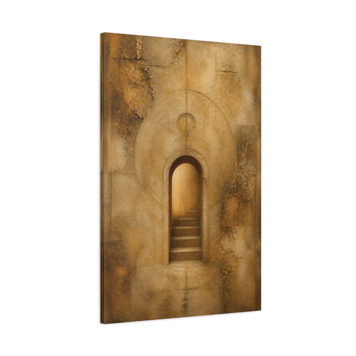 Main Mockup. Hidden Arched Passage shown as canvas print