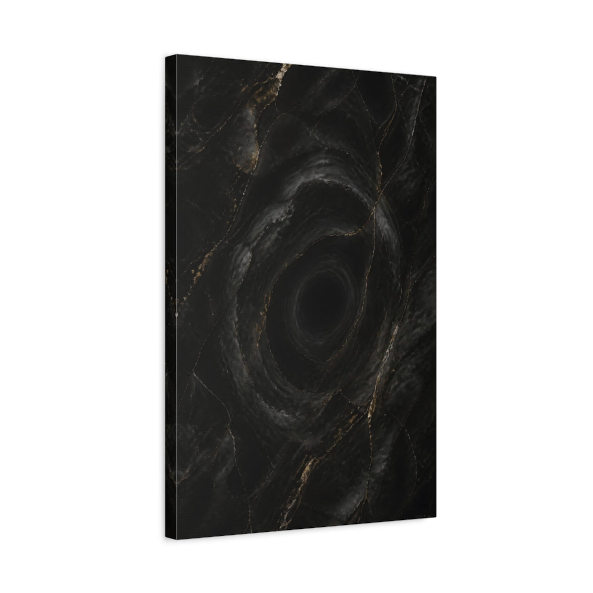 Side Mockup 3. Hidden Black Vortex shown as canvas print
