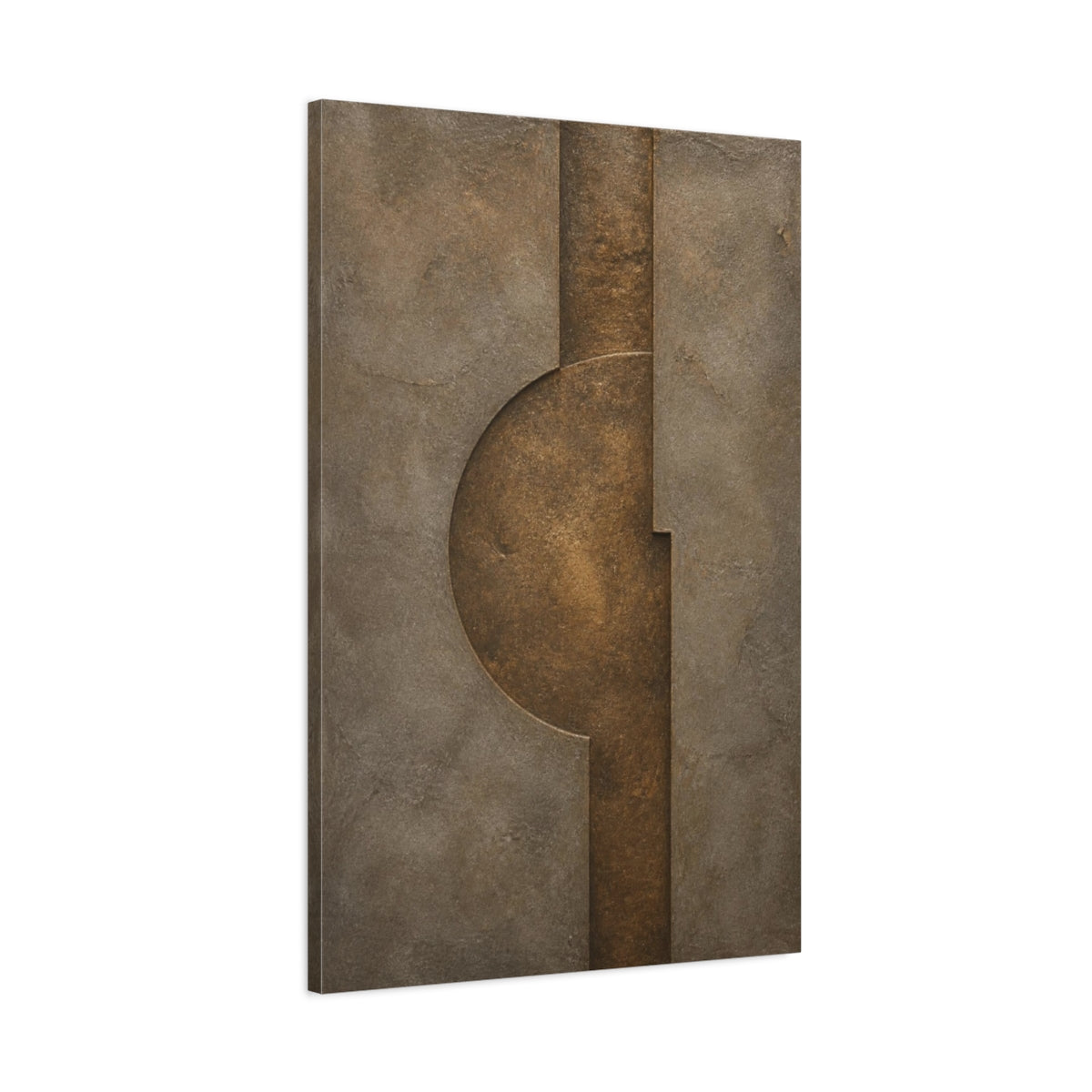 Main Mockup. Hidden Bronze Circle shown as canvas print