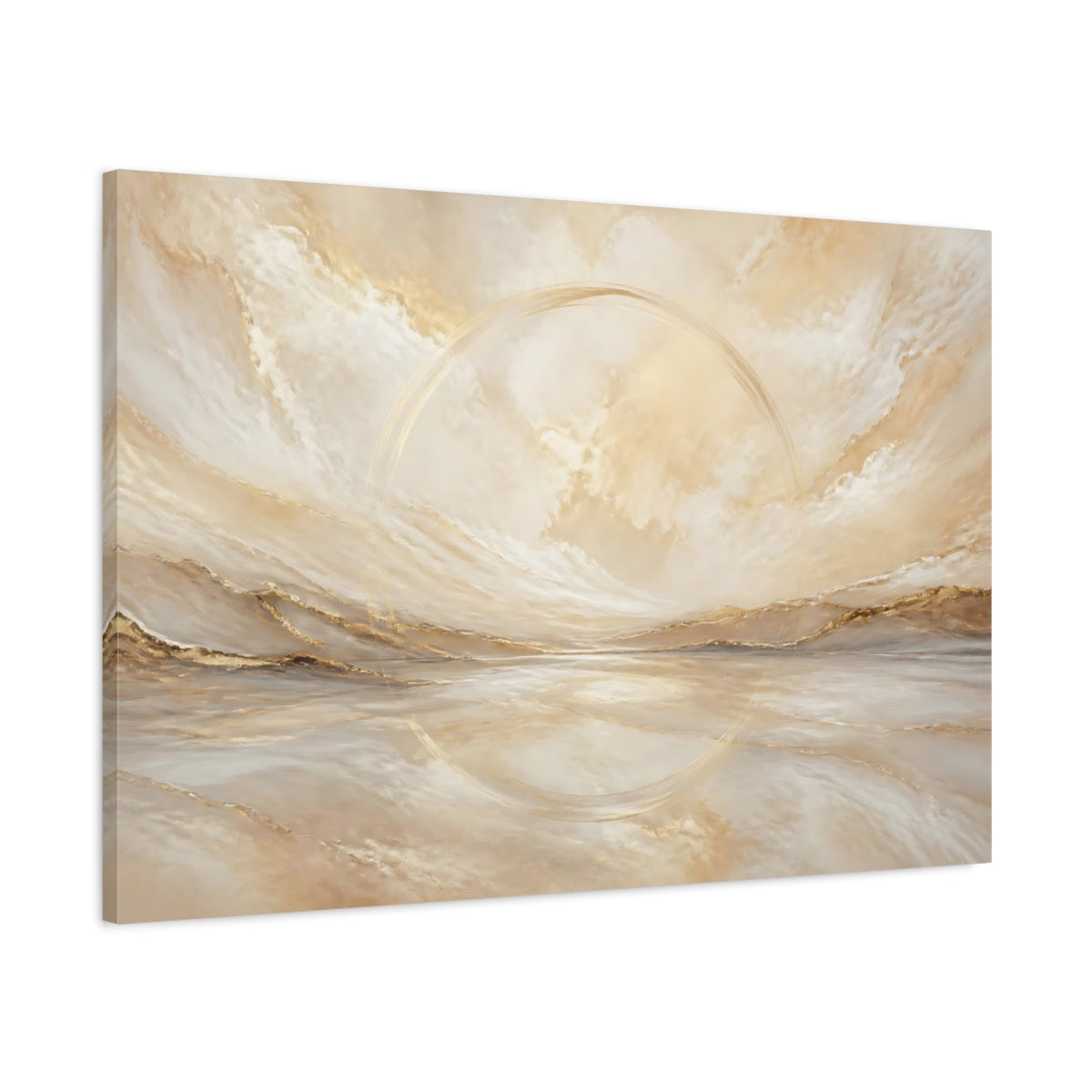 Main Mockup. Hidden Floating Ring shown as canvas print