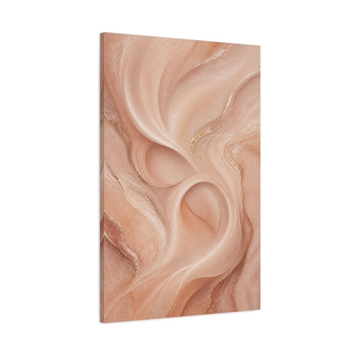 Main Mockup. Hidden Flowing Form shown as canvas print