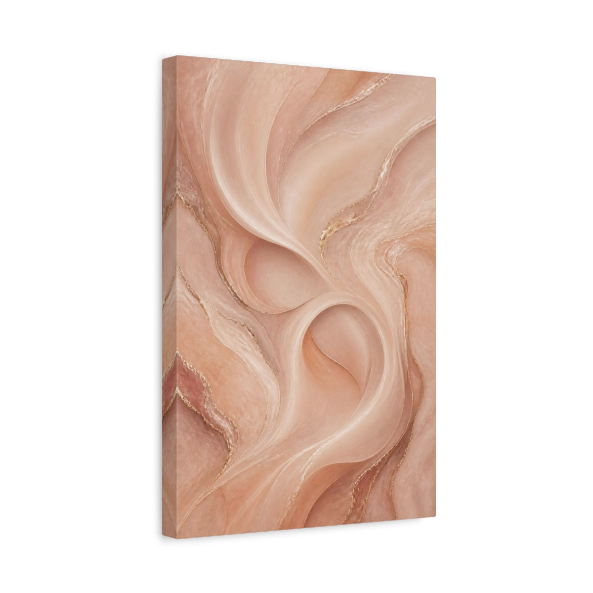 Side Mockup 4. Hidden Flowing Form shown as canvas print