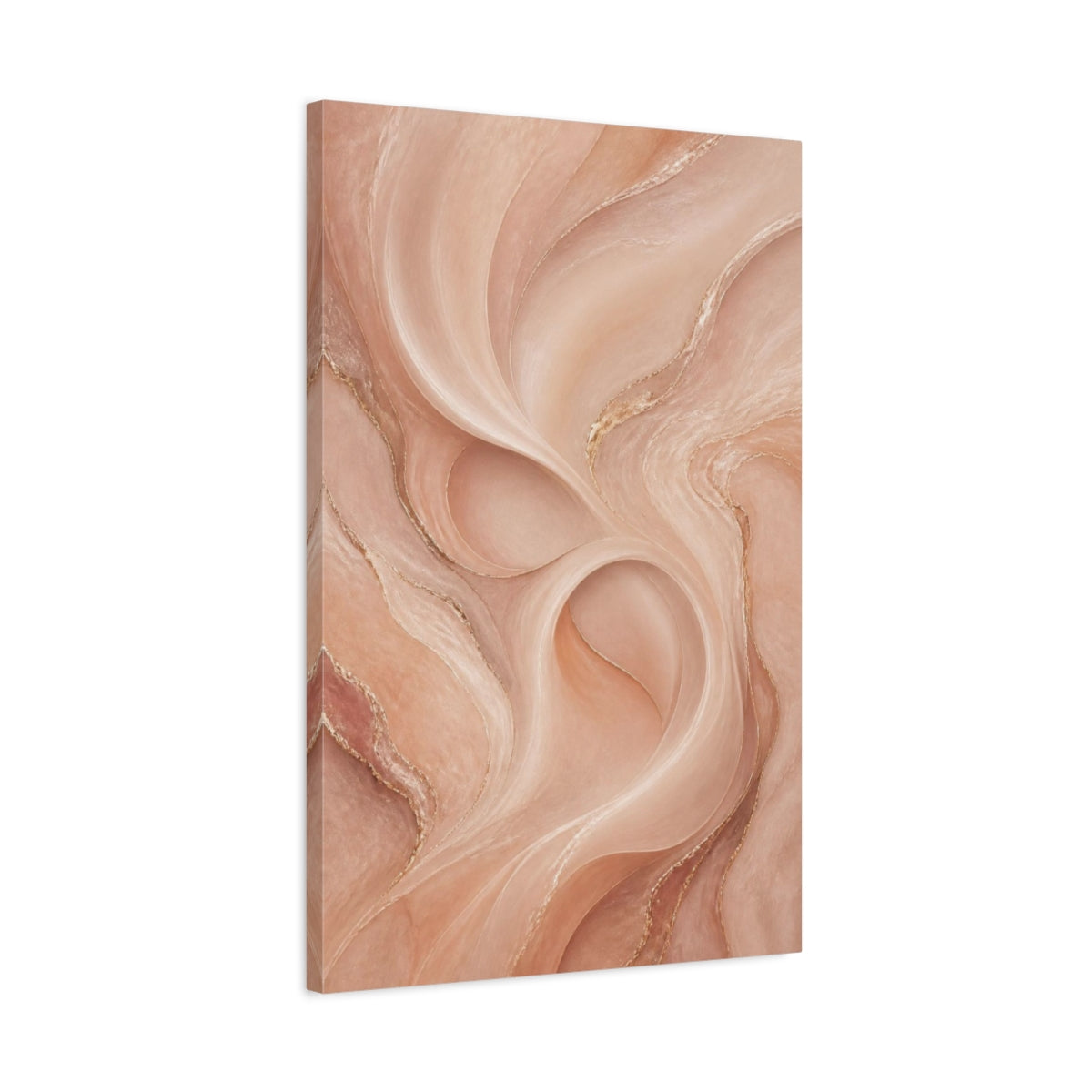 Side Mockup 2. Hidden Flowing Form shown as canvas print