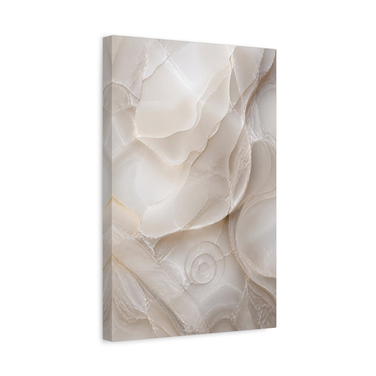 Side Mockup 4. Hidden Glassy Layers shown as canvas print