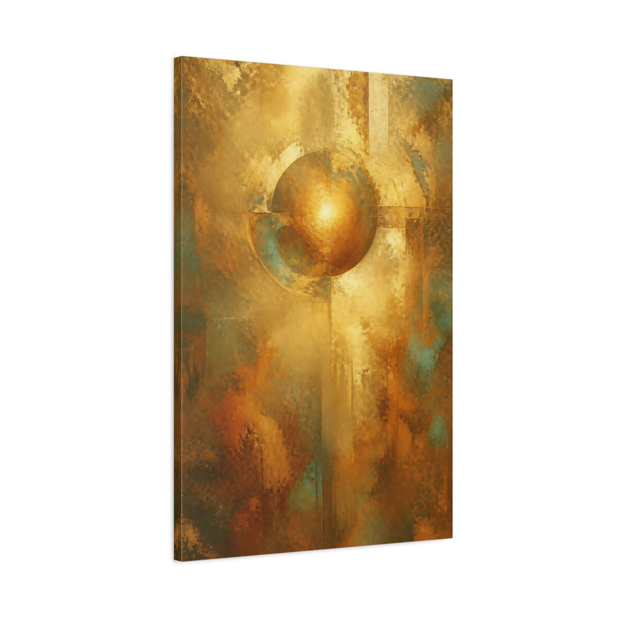 Main Mockup. Hidden Golden Orb shown as canvas print