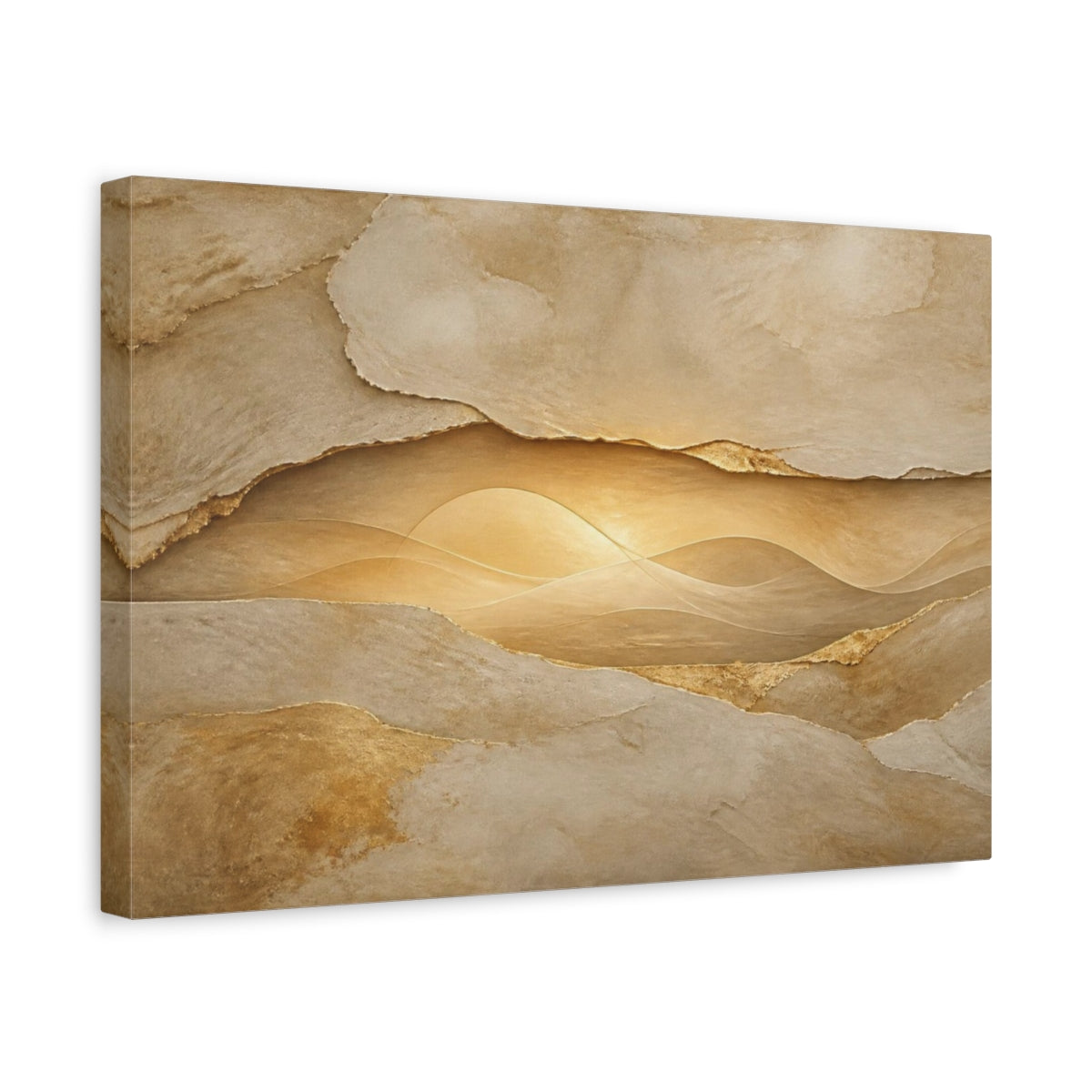 Side Mockup 4. Hidden Inner Glow shown as canvas print
