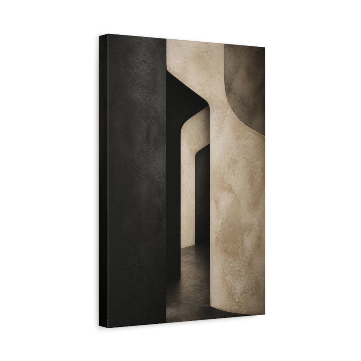 Side Mockup 4. Hidden Plaster Archway shown as canvas print
