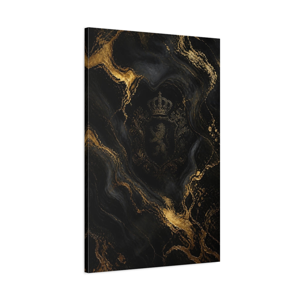 Main Mockup. Hidden Royal Crest shown as canvas print