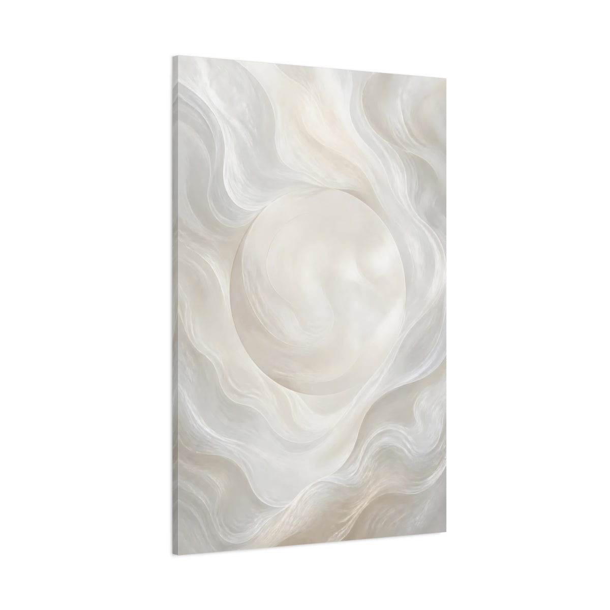 Side Mockup 1. Hidden Soft Circle shown as canvas print