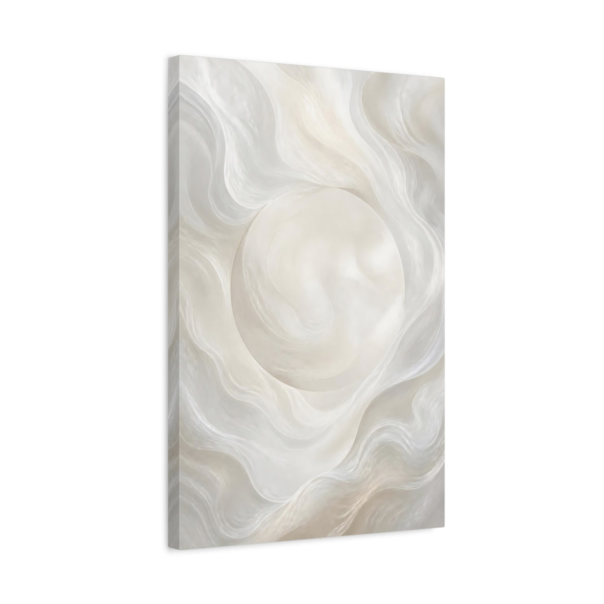 Side Mockup 3. Hidden Soft Circle shown as canvas print