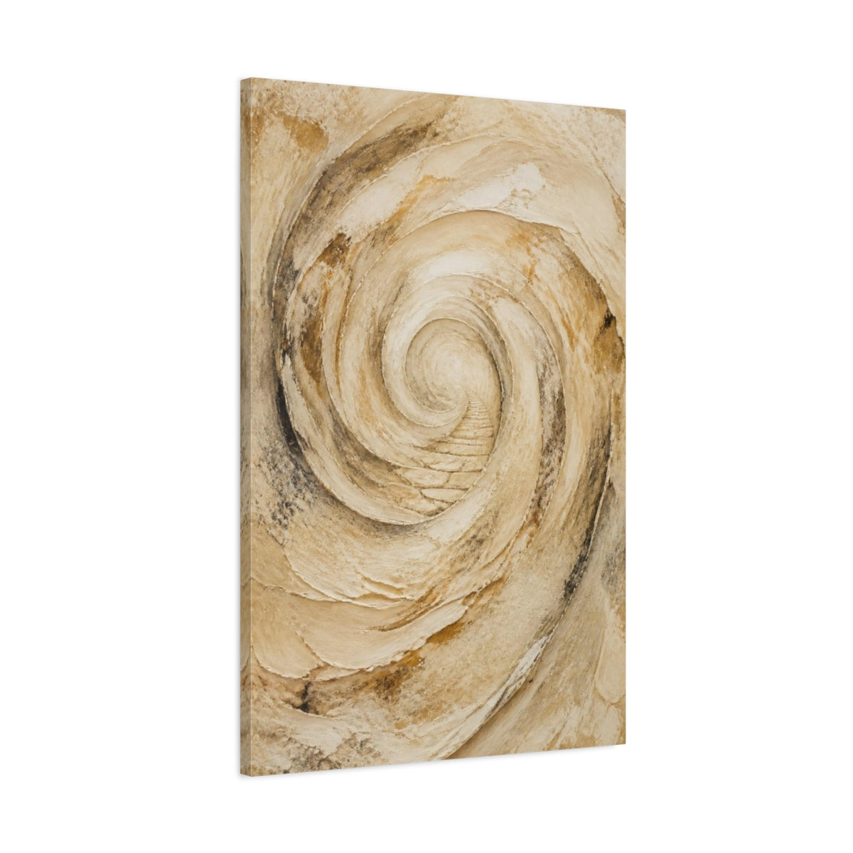 Main Mockup. Hidden Stone Spiral shown as canvas print