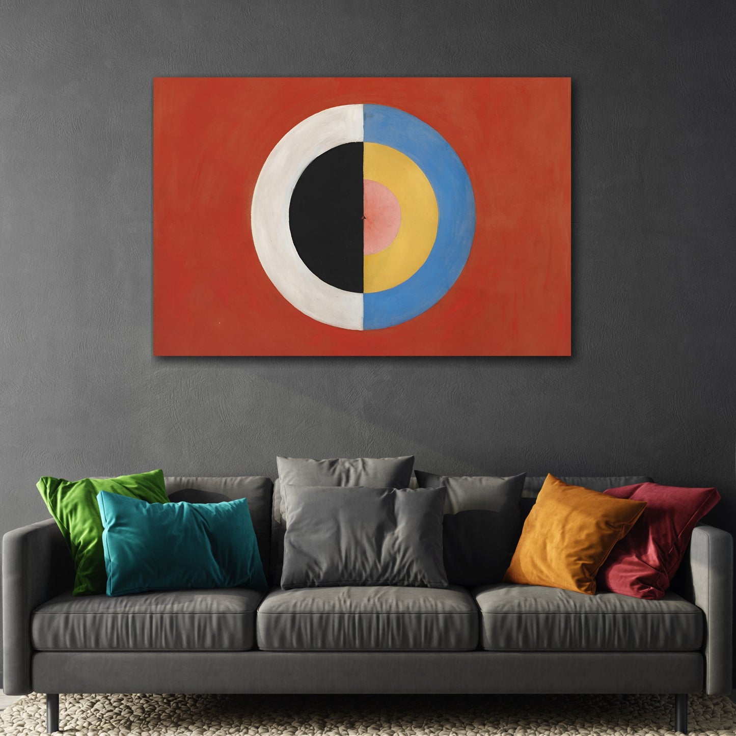 Hilma af Klint Svanen - Canvas Wall Art Print Reproduction