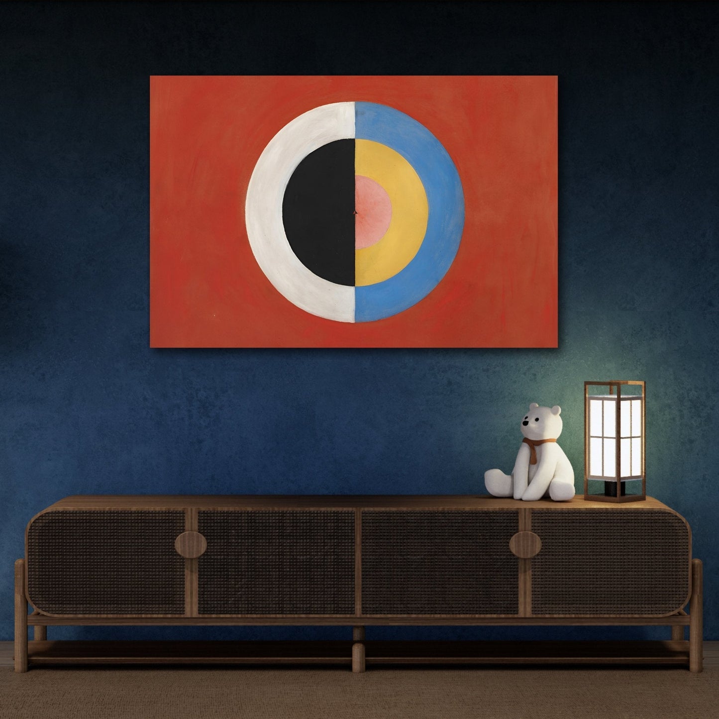 Hilma af Klint Svanen - Canvas Wall Art Print Reproduction