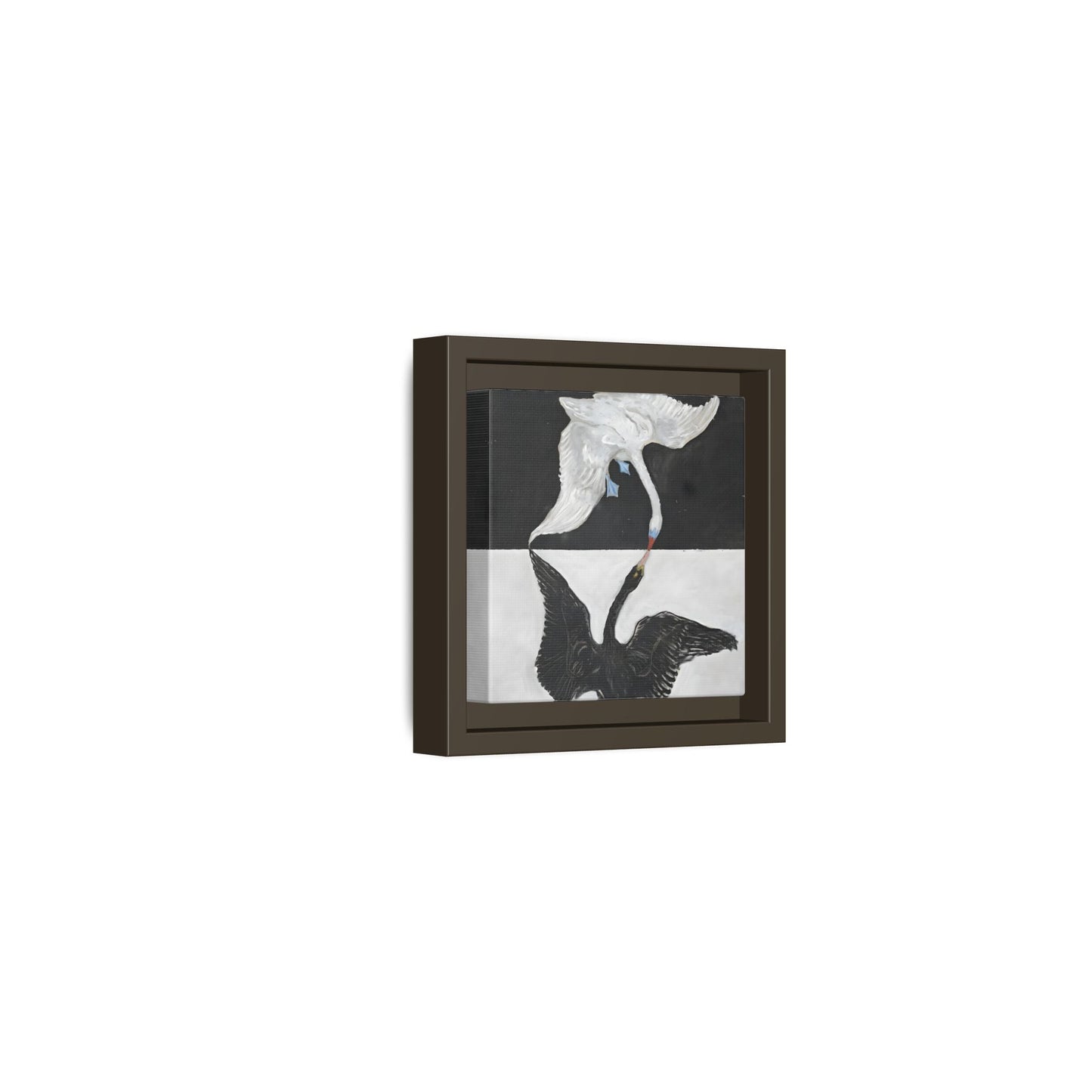 Hilma Af Klint Swan Canvas Print - Black White Wall Art - YesArtYes