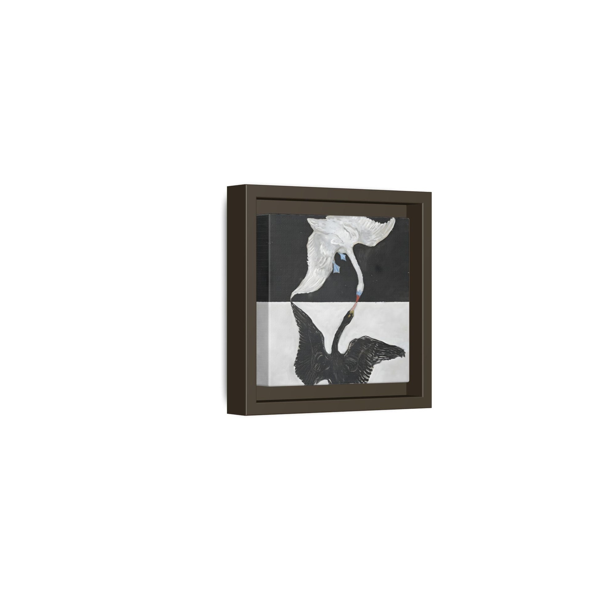 Hilma Af Klint Swan Canvas Print - Black White Wall Art - YesArtYes