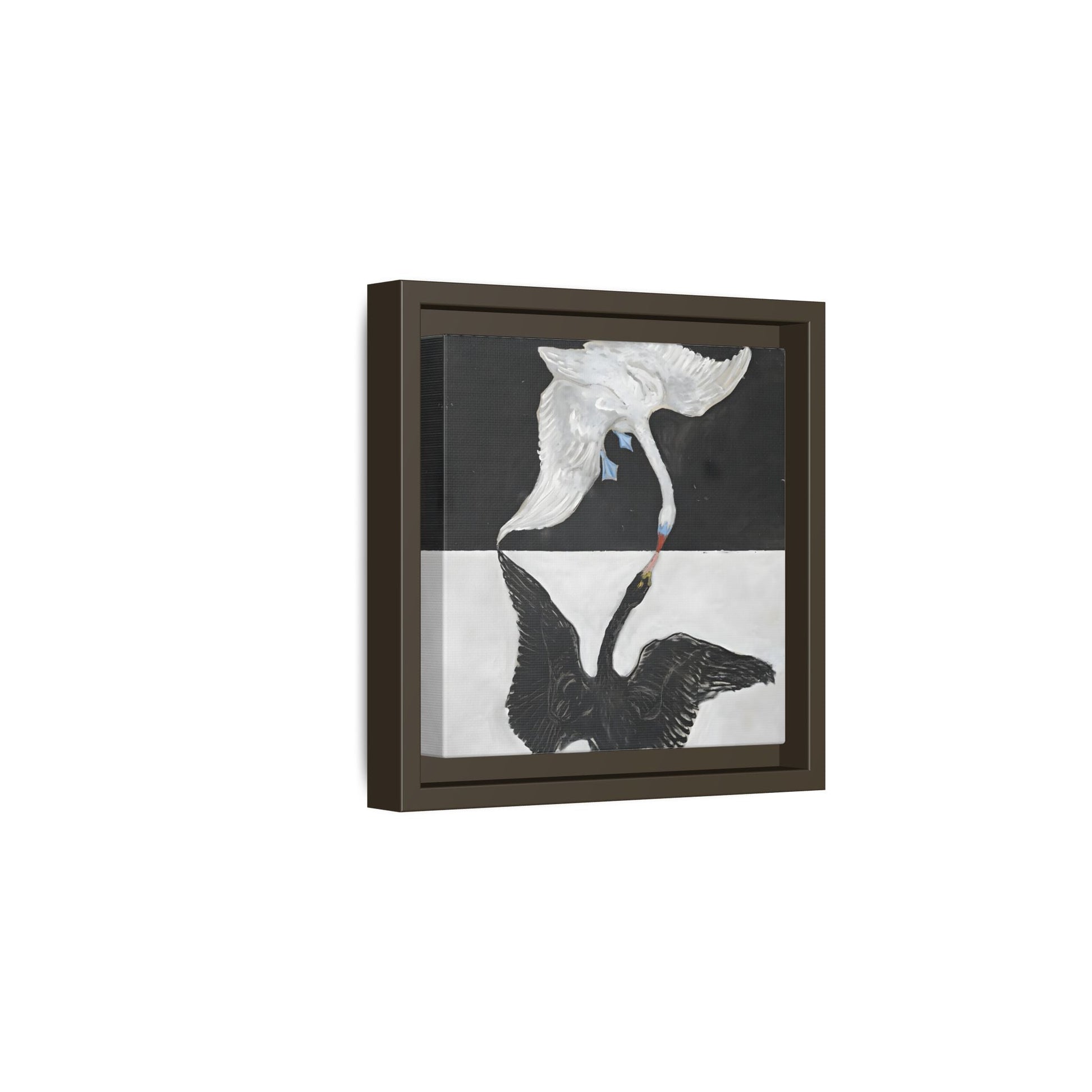Hilma Af Klint Swan Canvas Print - Black White Wall Art - YesArtYes