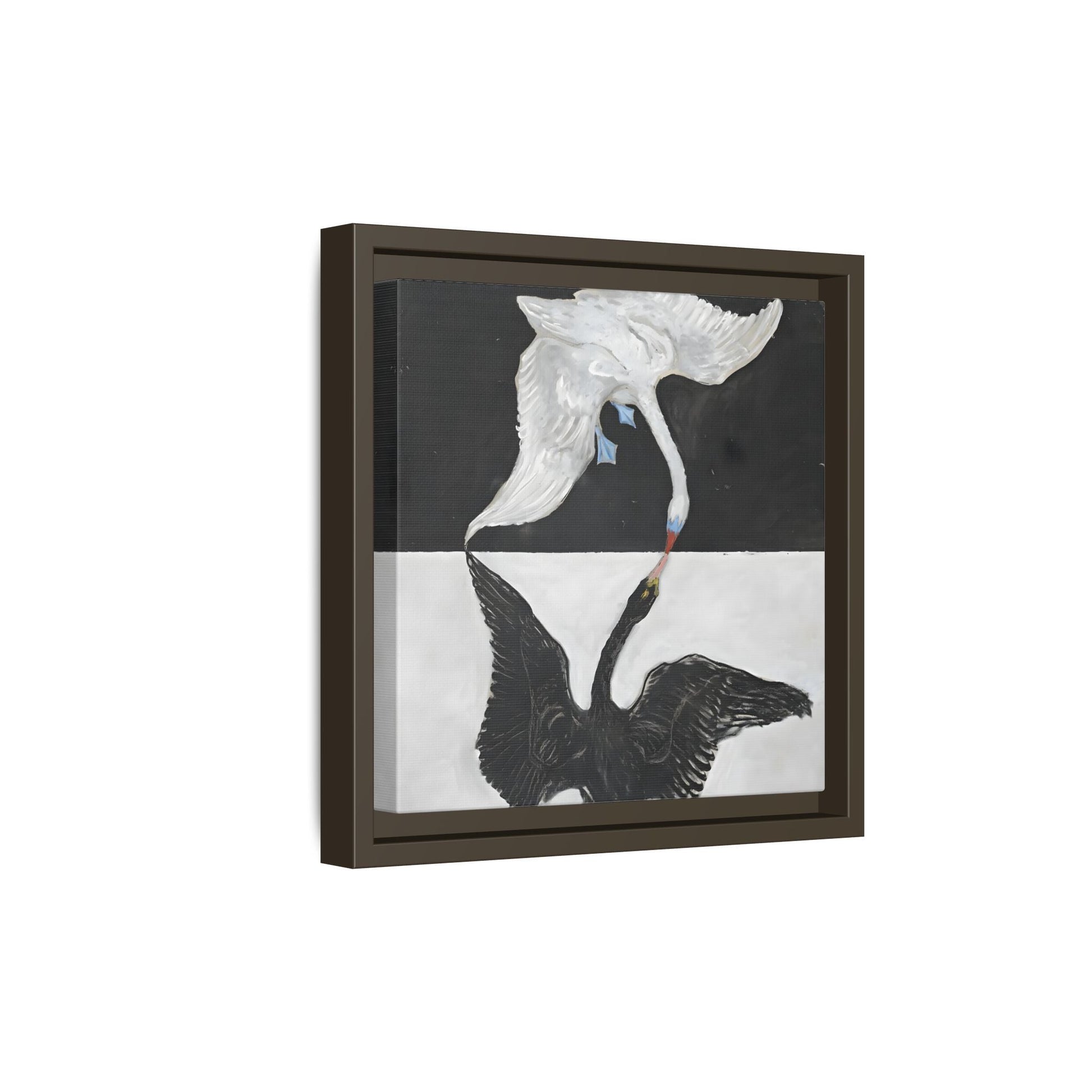 Hilma Af Klint Swan Canvas Print - Black White Wall Art - YesArtYes