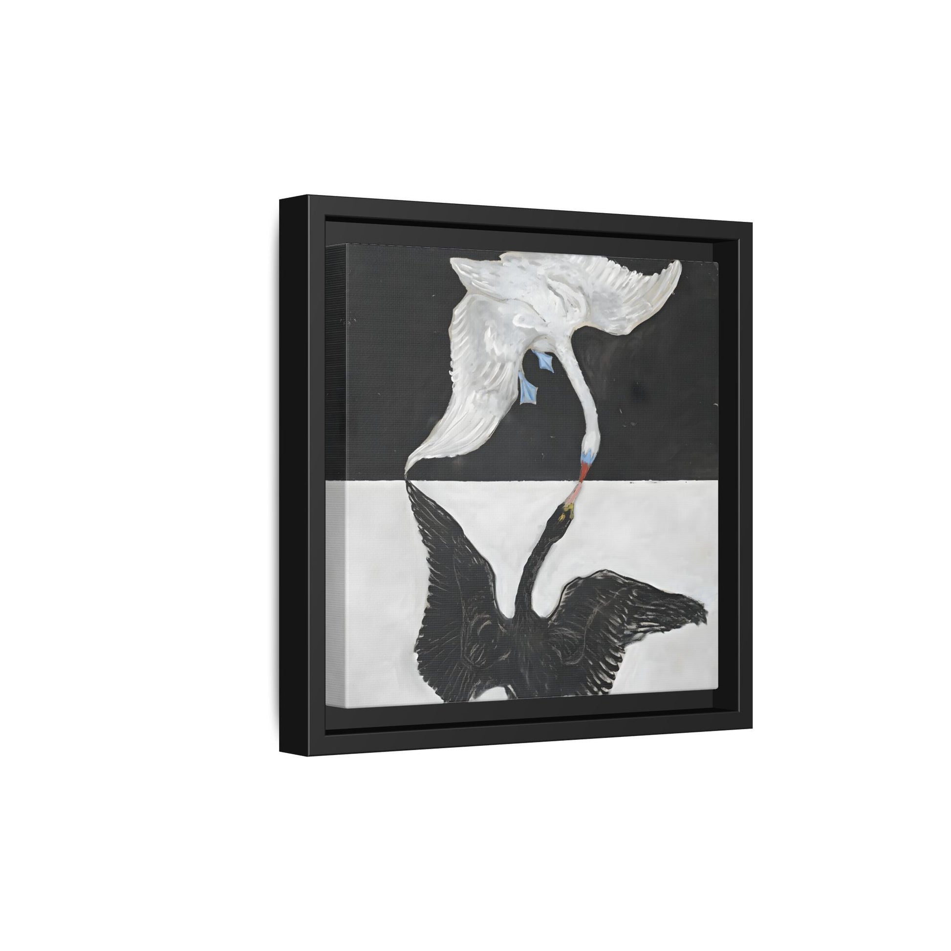 Hilma Af Klint Swan Canvas Print - Black White Wall Art - YesArtYes