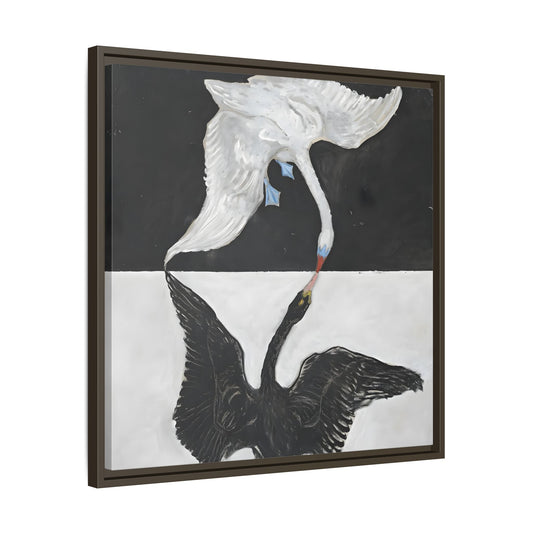 Hilma Af Klint Swan Canvas Print - Black White Wall Art - YesArtYes