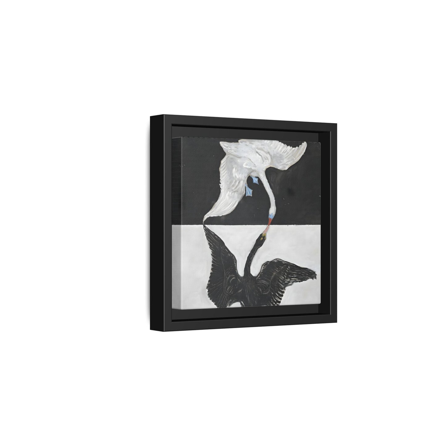 Hilma Af Klint Swan Canvas Print - Black White Wall Art - YesArtYes