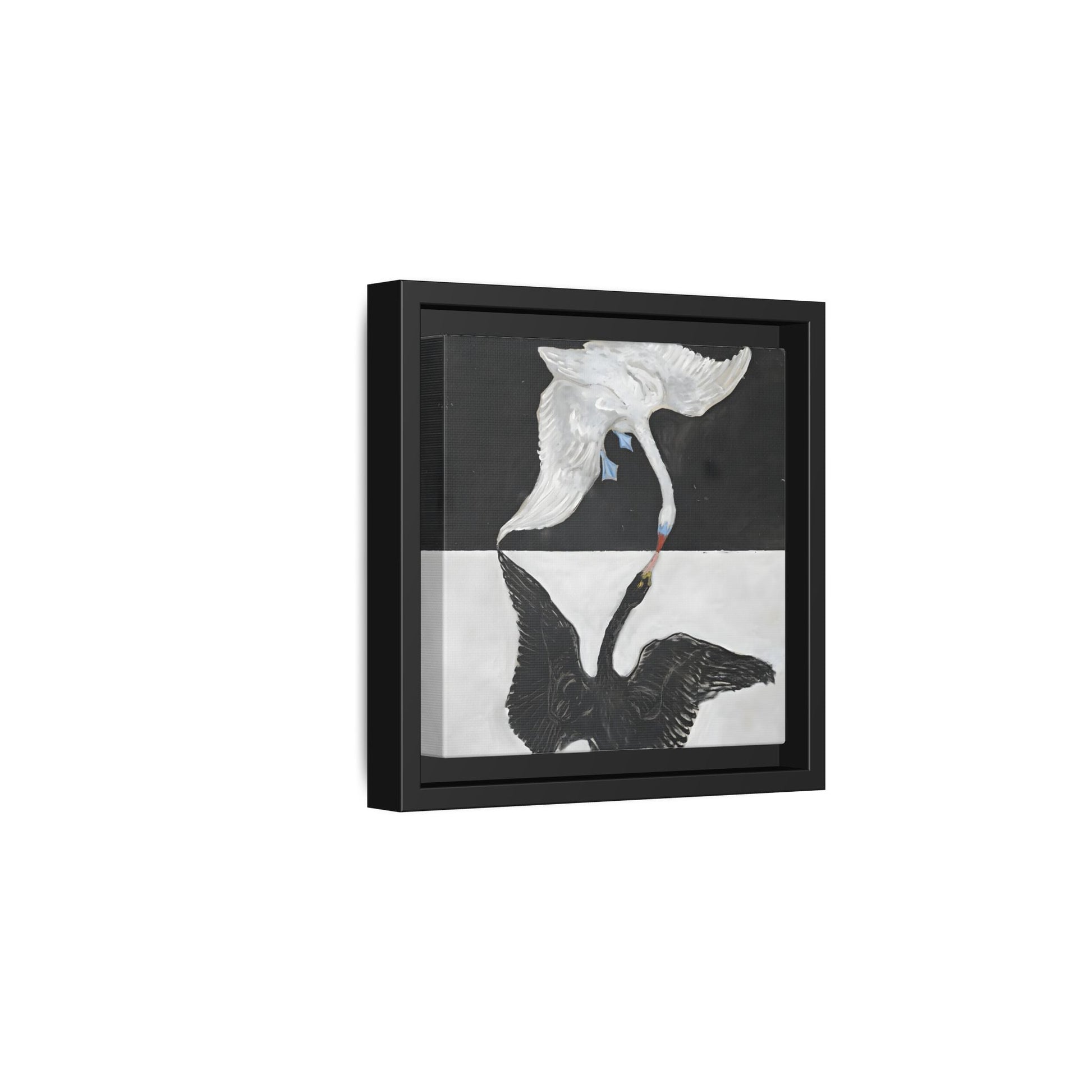 Hilma Af Klint Swan Canvas Print - Black White Wall Art - YesArtYes