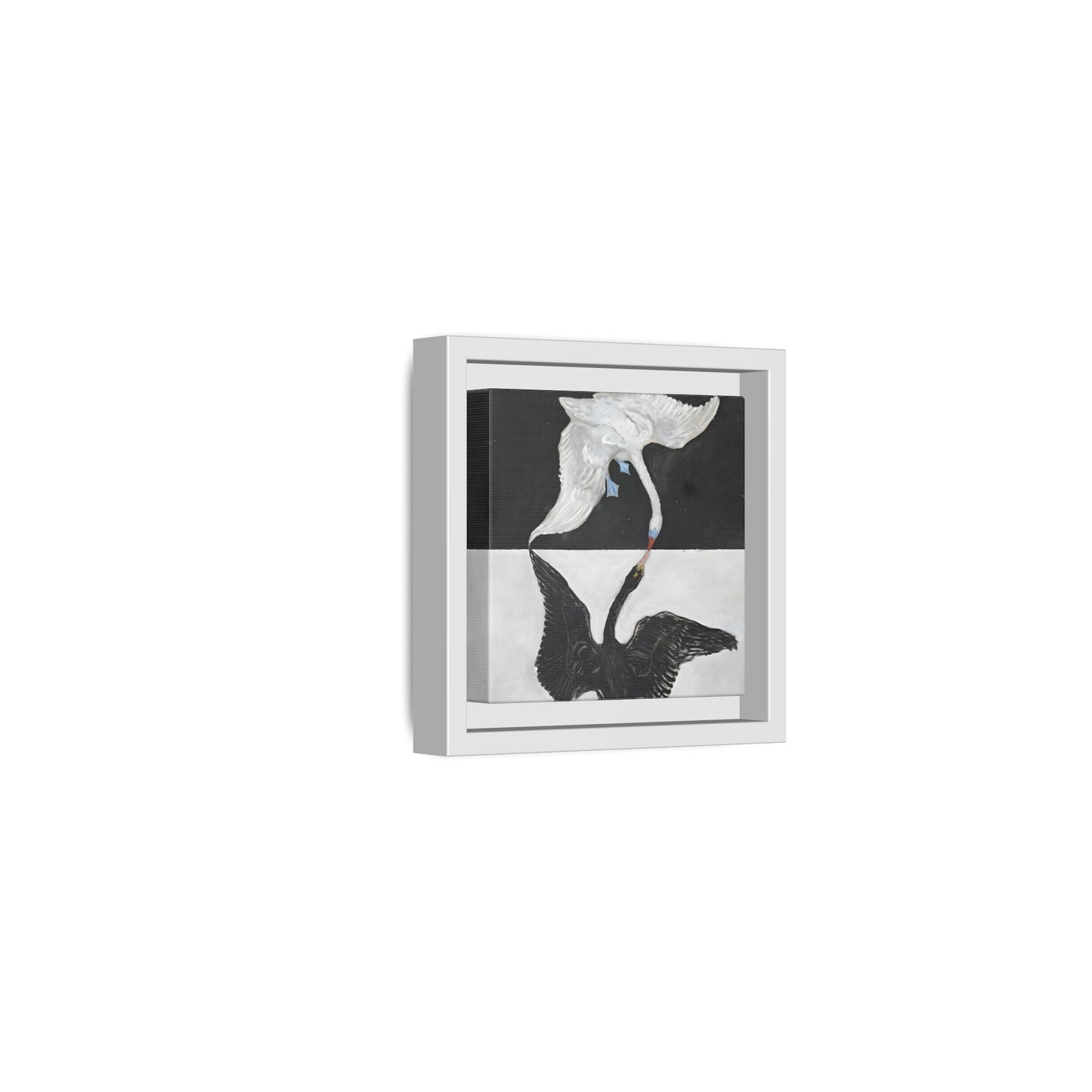 Hilma Af Klint Swan Canvas Print - Black White Wall Art - YesArtYes