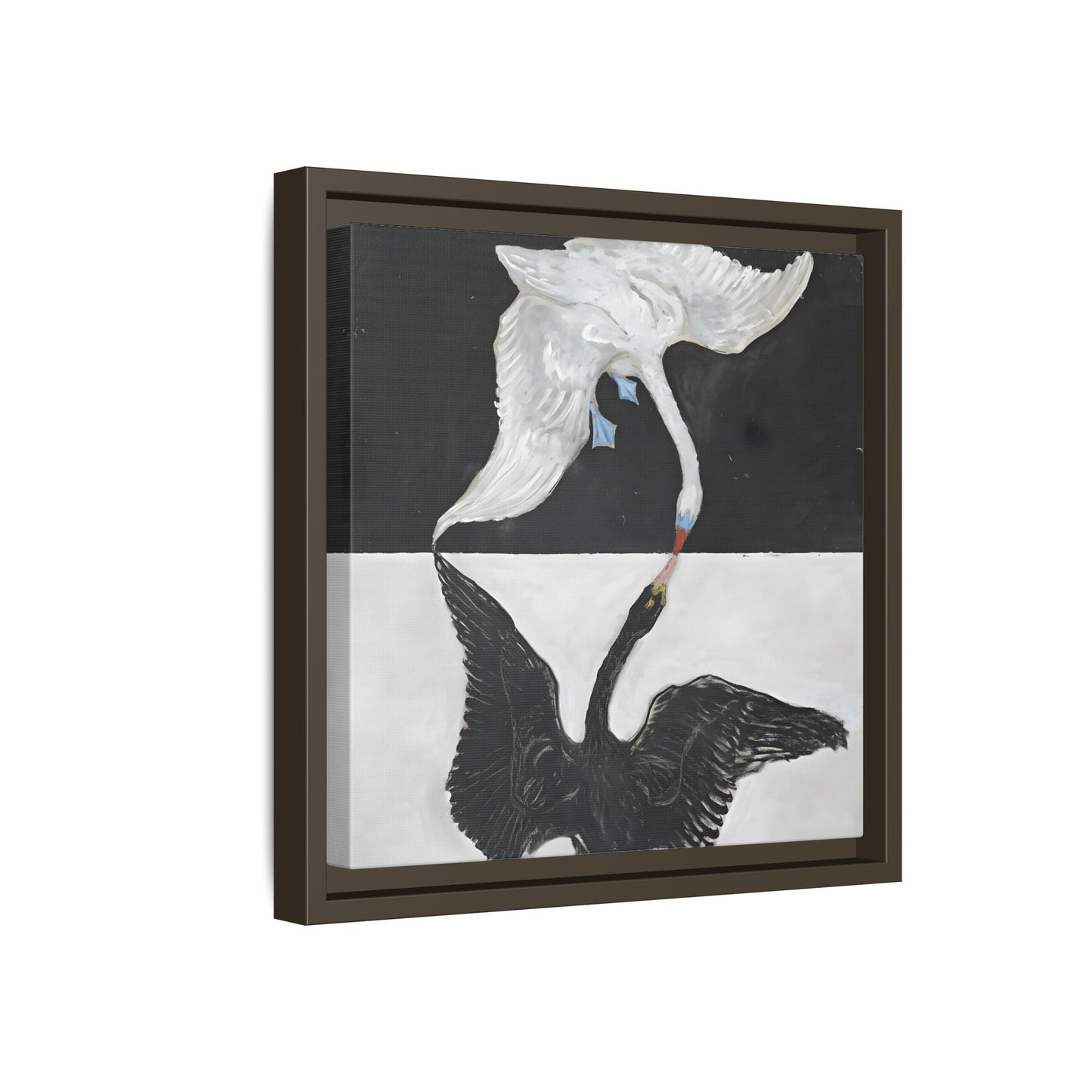 Hilma Af Klint Swan Canvas Print - Black White Wall Art - YesArtYes