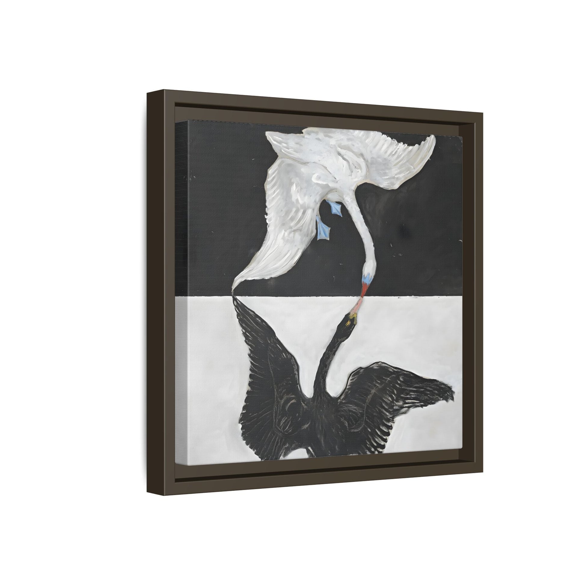 Hilma Af Klint Swan Canvas Print - Black White Wall Art - YesArtYes