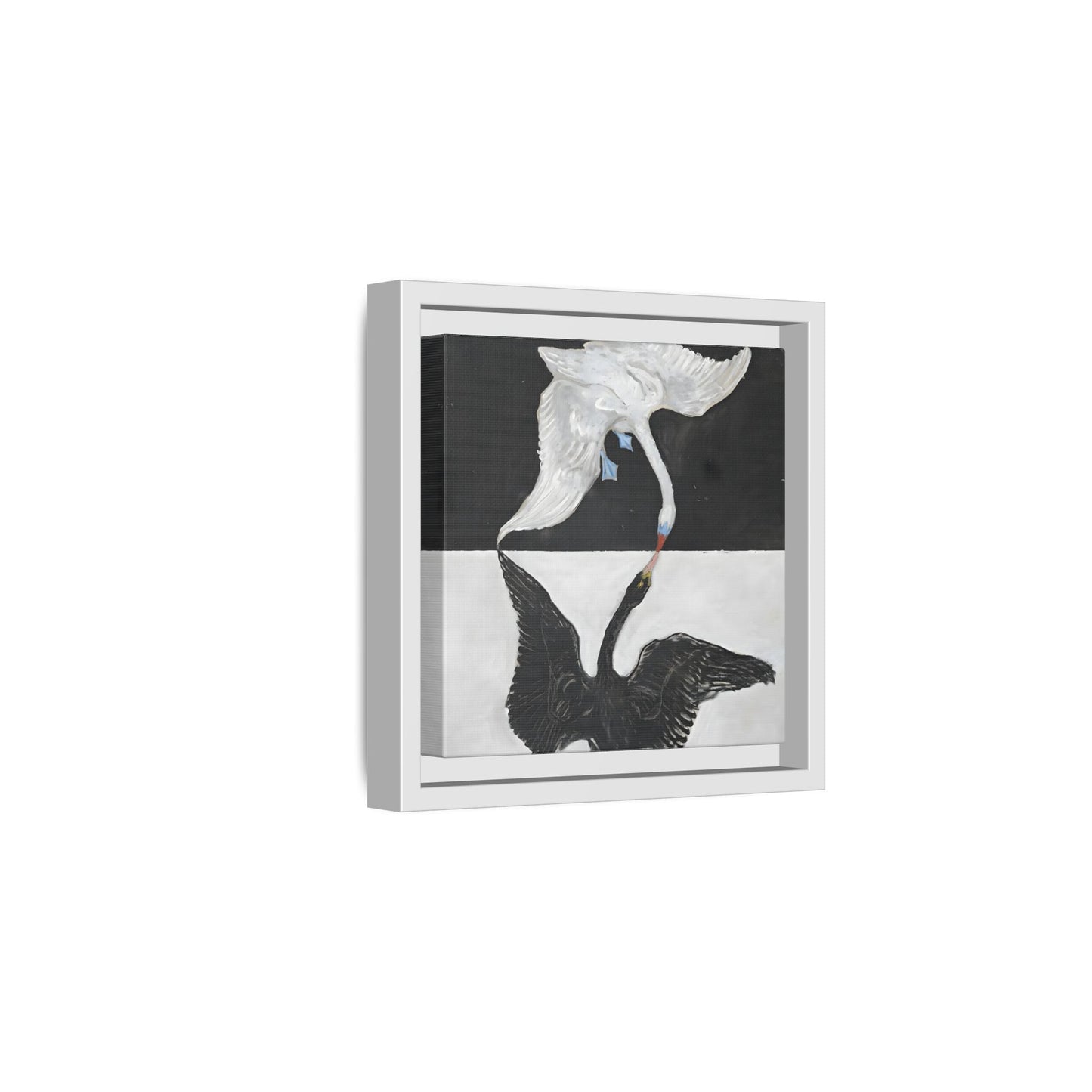 Hilma Af Klint Swan Canvas Print - Black White Wall Art - YesArtYes