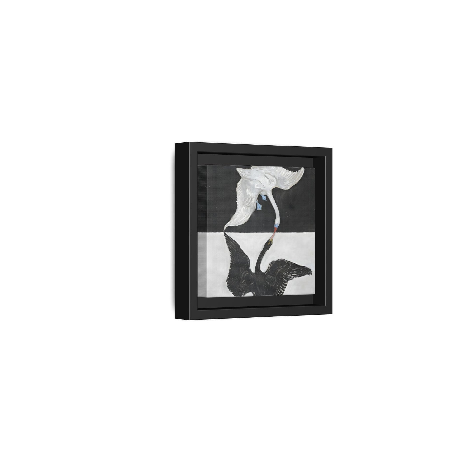 Hilma Af Klint Swan Canvas Print - Black White Wall Art - YesArtYes
